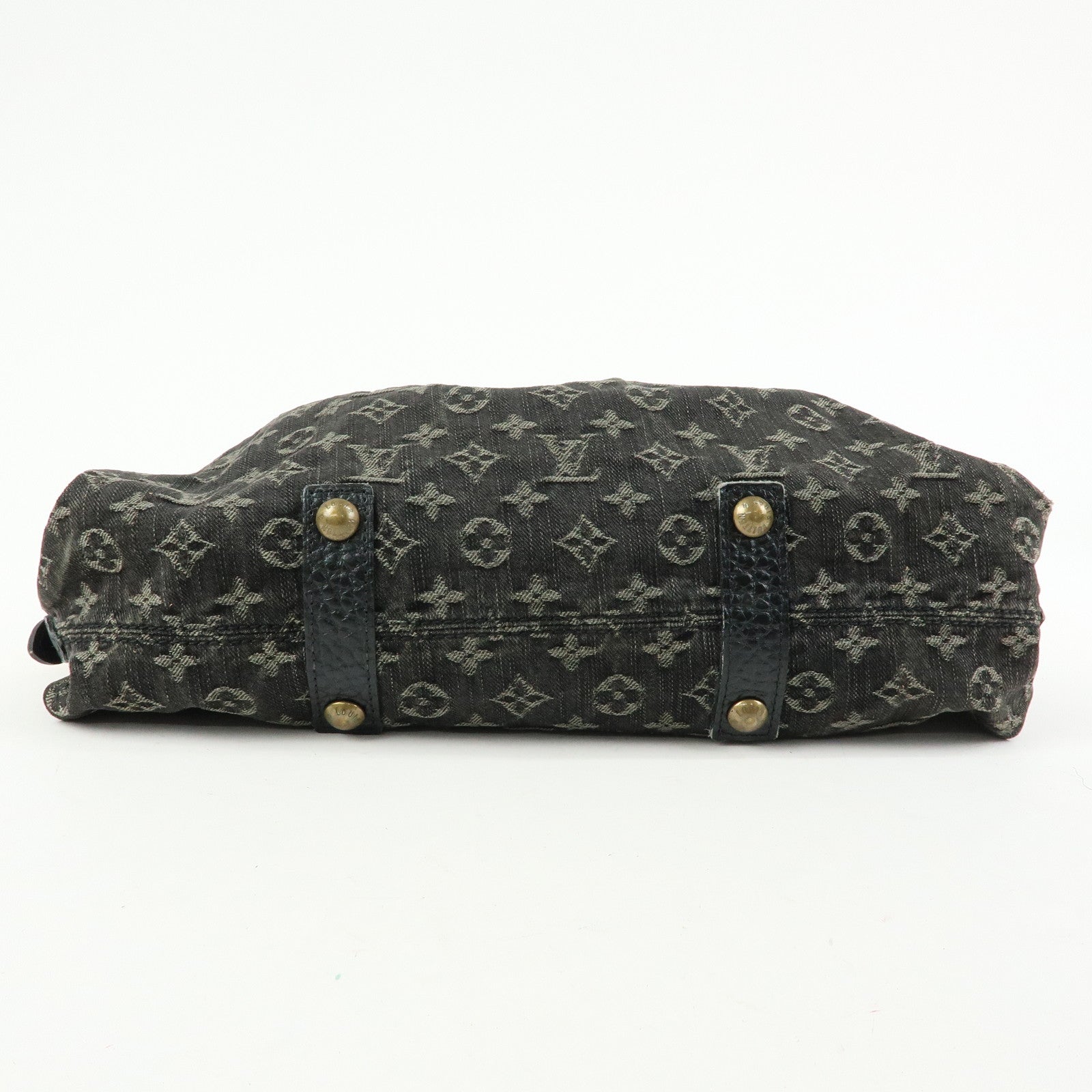 Louis Vuitton Monogram Denim Neo Cabby MM 2Way Bag Noir M95351