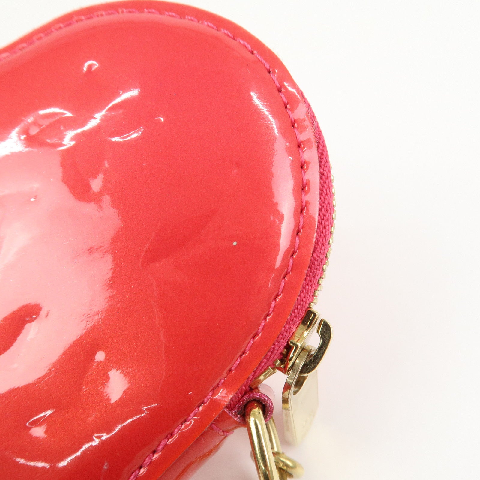 Louis Vuitton Monogram Vernis Porte Monnaie Coeur Coin Case M93657