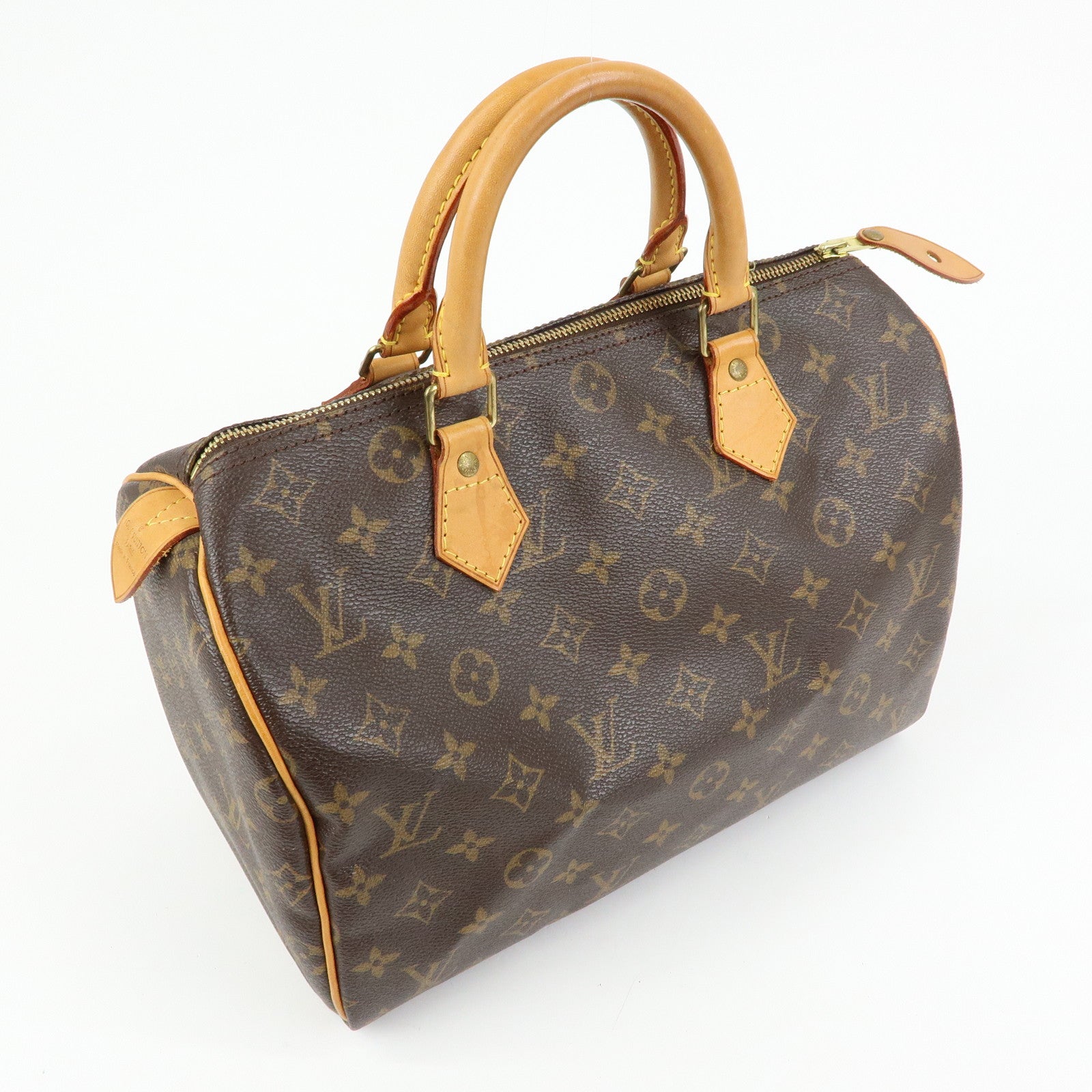 Louis Vuitton Monogram Speedy 30 Boston Bag Hand Bag Brown M41526