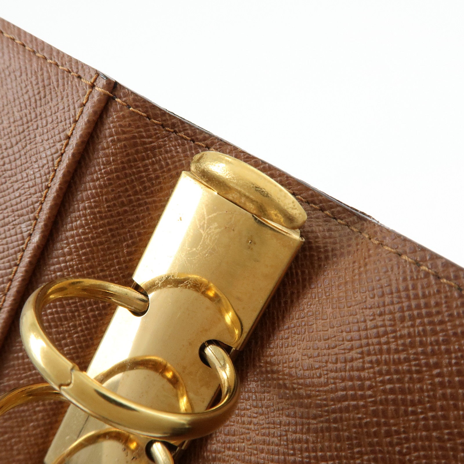 Louis Vuitton Monogram Agenda MM Planner Cover Brown R20105