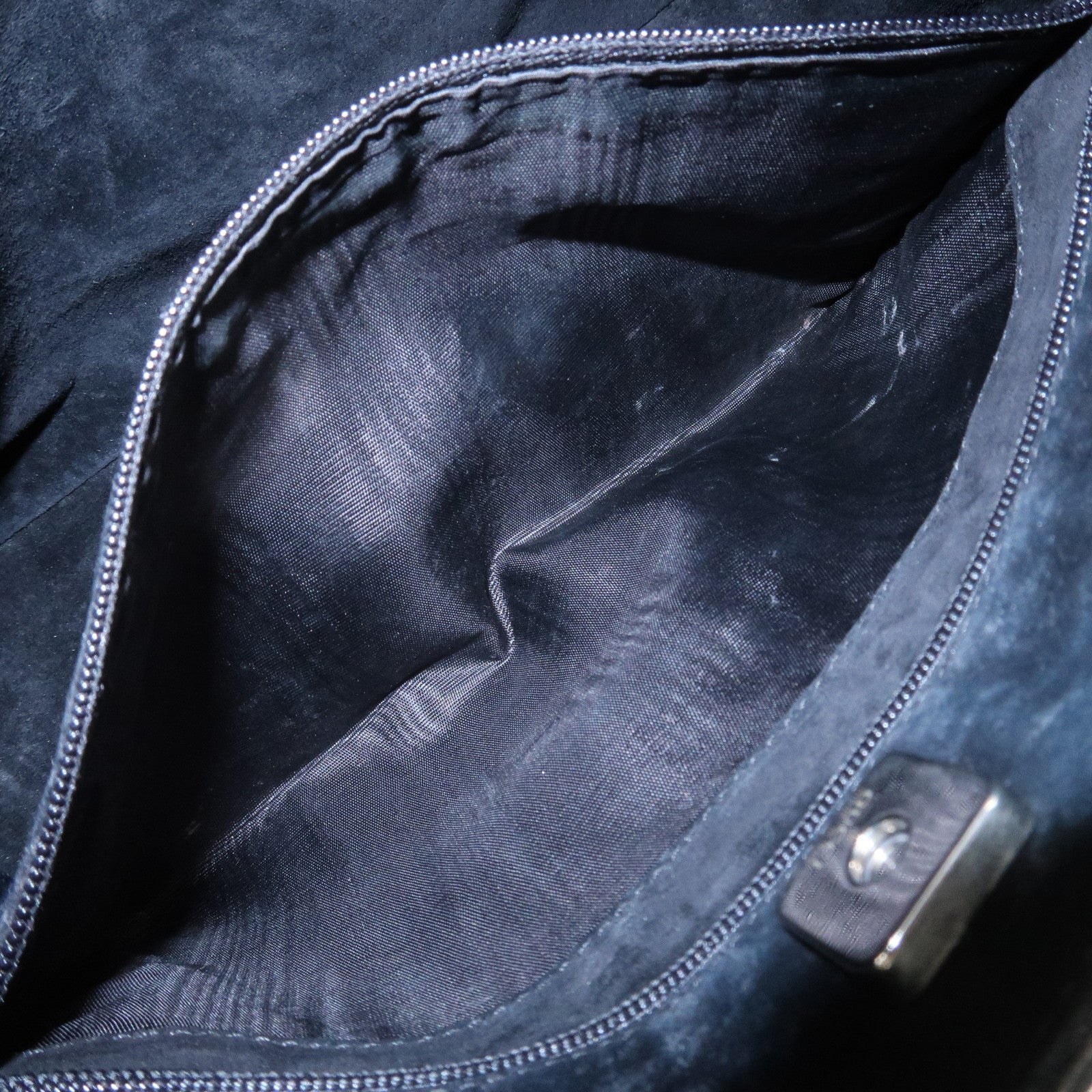 GUCCI Logo Leather Shoulder Bag Hand Bag Black 001繝サ3767