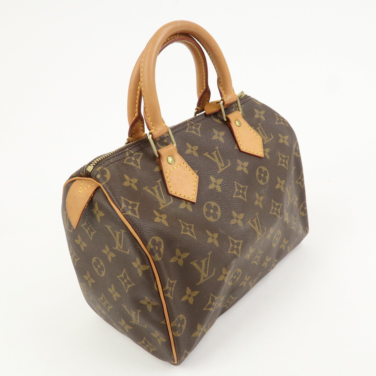 Louis Vuitton Monogram Speedy 25 Boston Bag Hand Bag Brown M41528