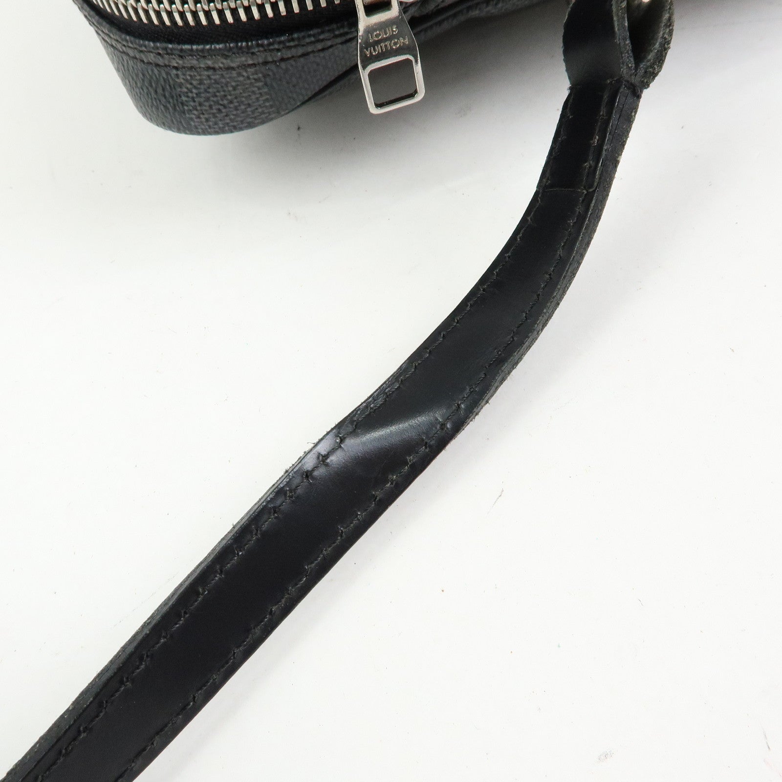 Louis Vuitton Damier Graphite Rem Shoulder Bag Black N41446
