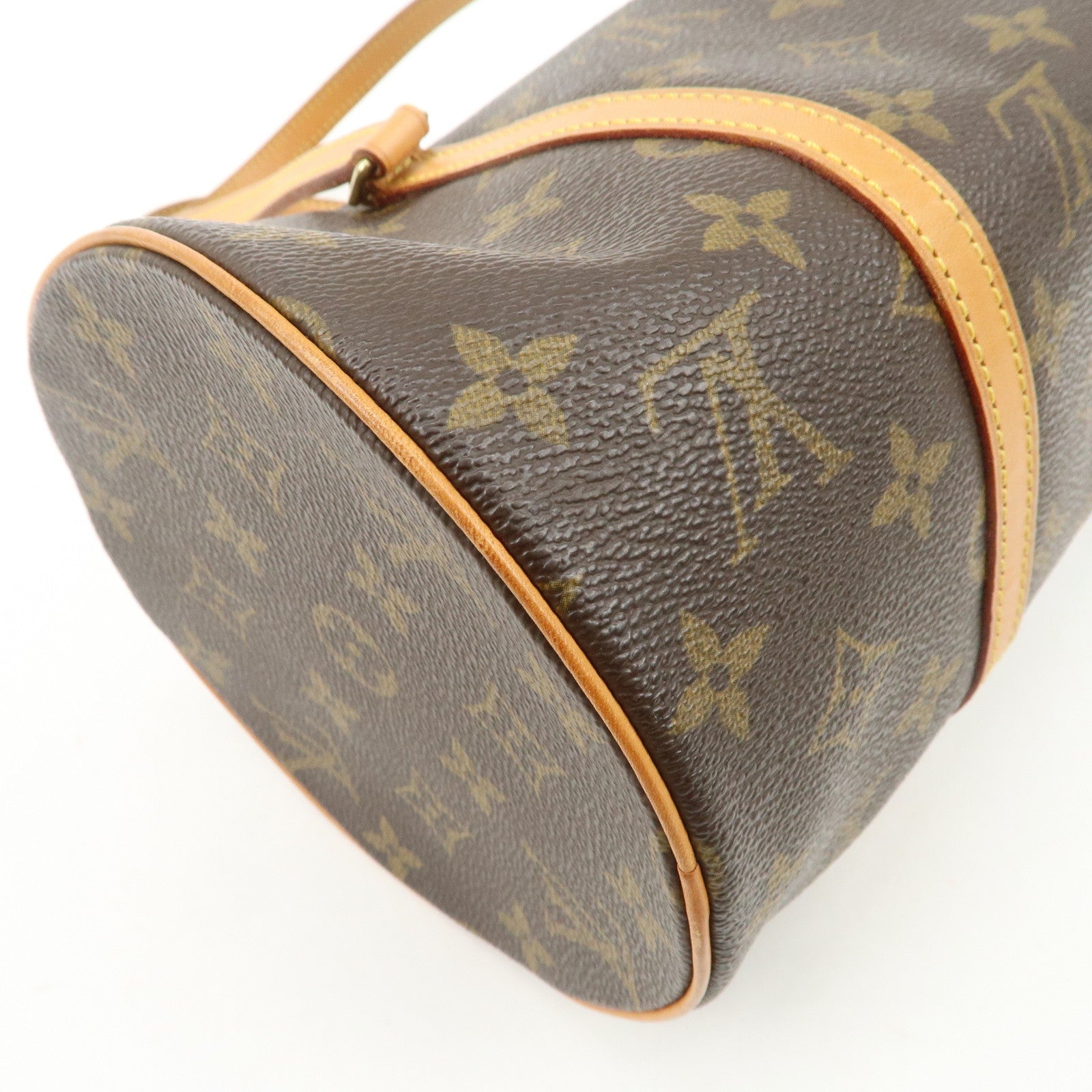 Louis Vuitton Monogram Papillon 30 Hand Bag New Style Brown M51385