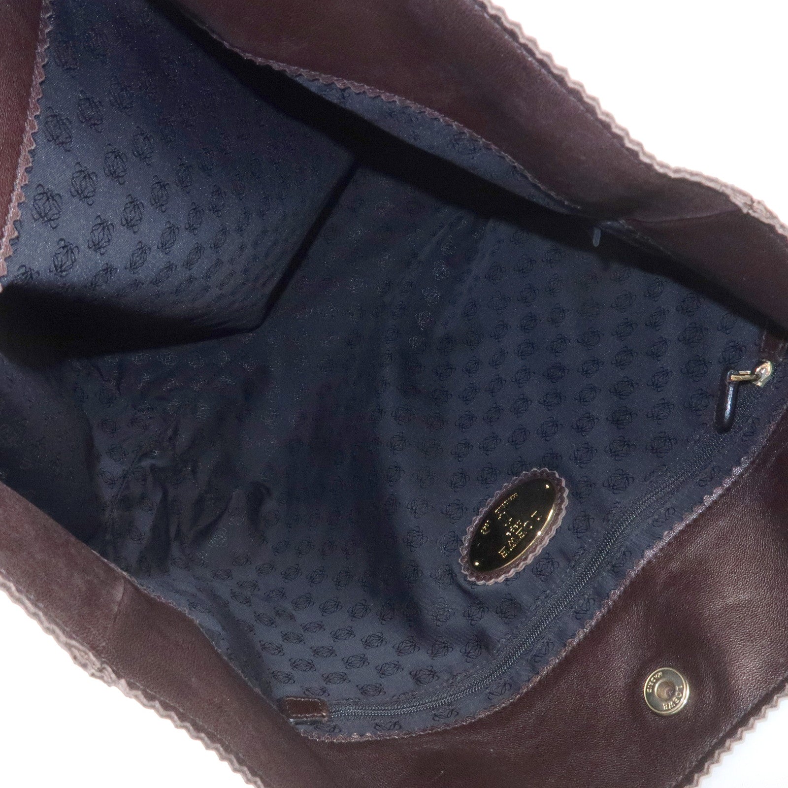 LOEWE Anagram Nappa Leather Aura Tote Bag Shoulder Bag Brown