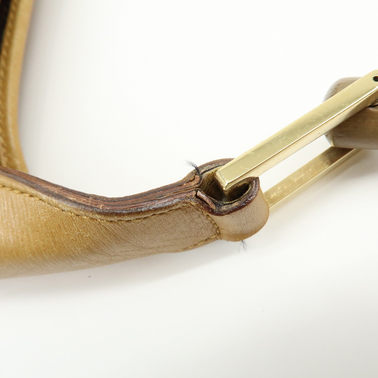 GUCCI Bamboo Jackie Leather Shoulder Hand Bag Brown 001.4060.002058