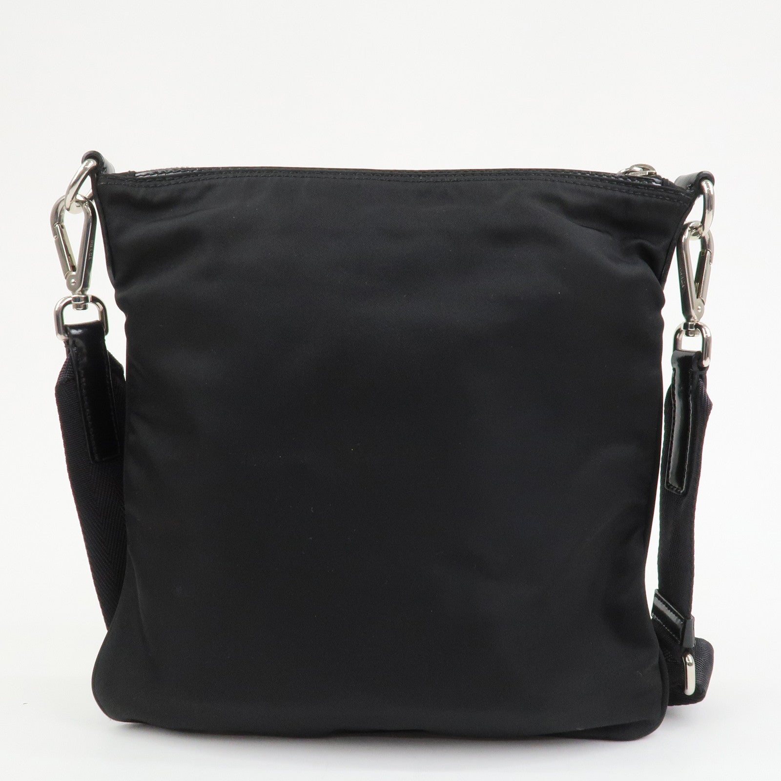 PRADA Triangle Logo Tessuto Nylon Shoulder Bag Crossbody Bag BT0716