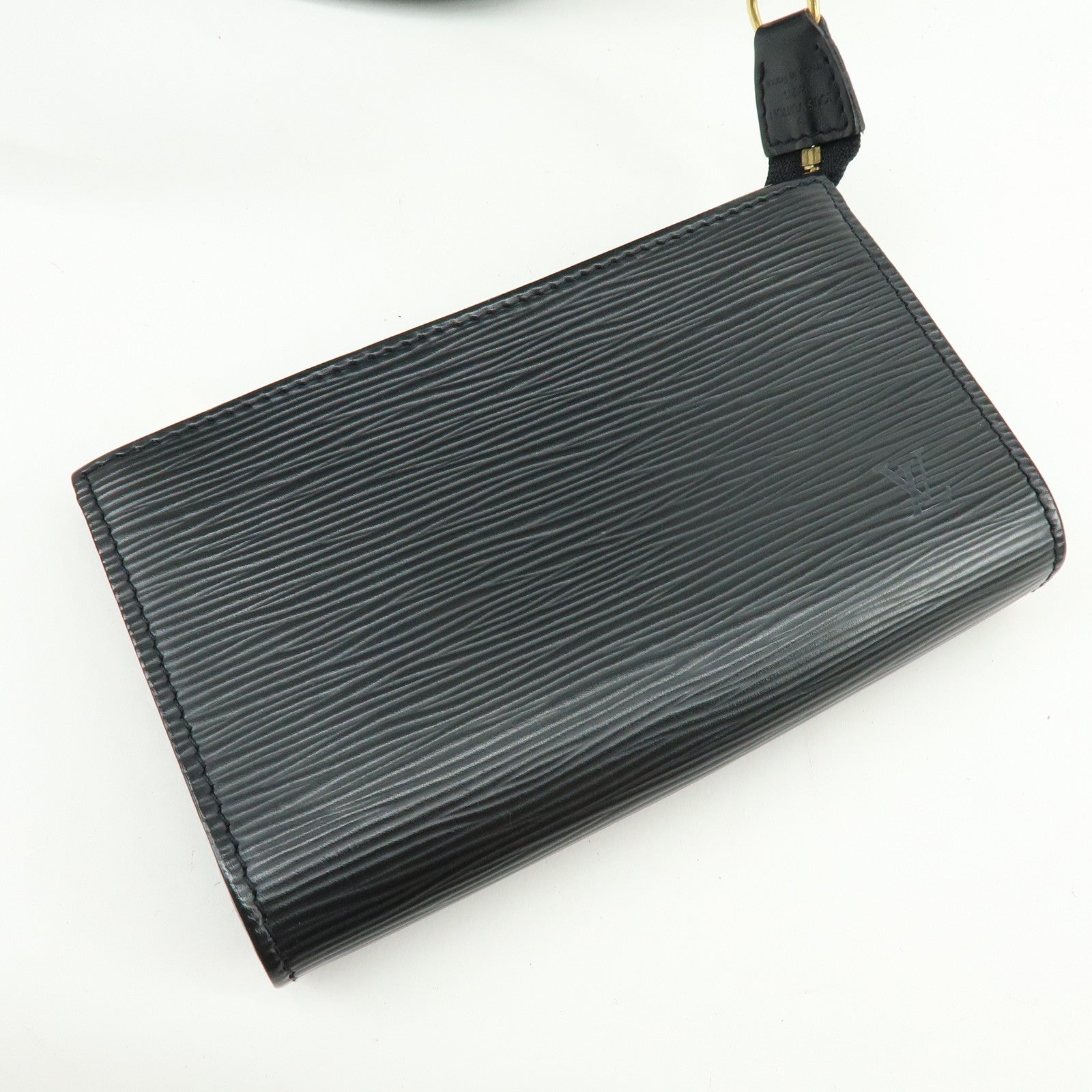 Louis Vuitton Epi Petit Bucket PM Shoulder Bag Noir M58992