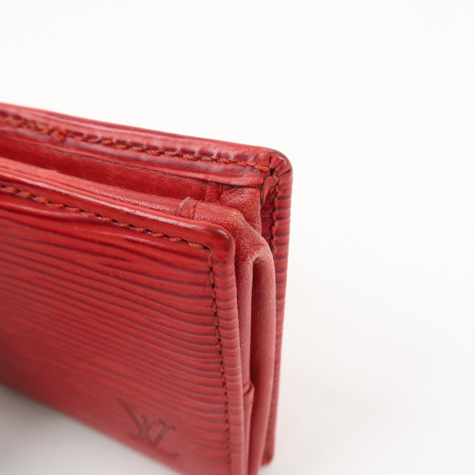 Louis Vuitton Epi Leather Porte Monnaie Boite Castilian Red M63697