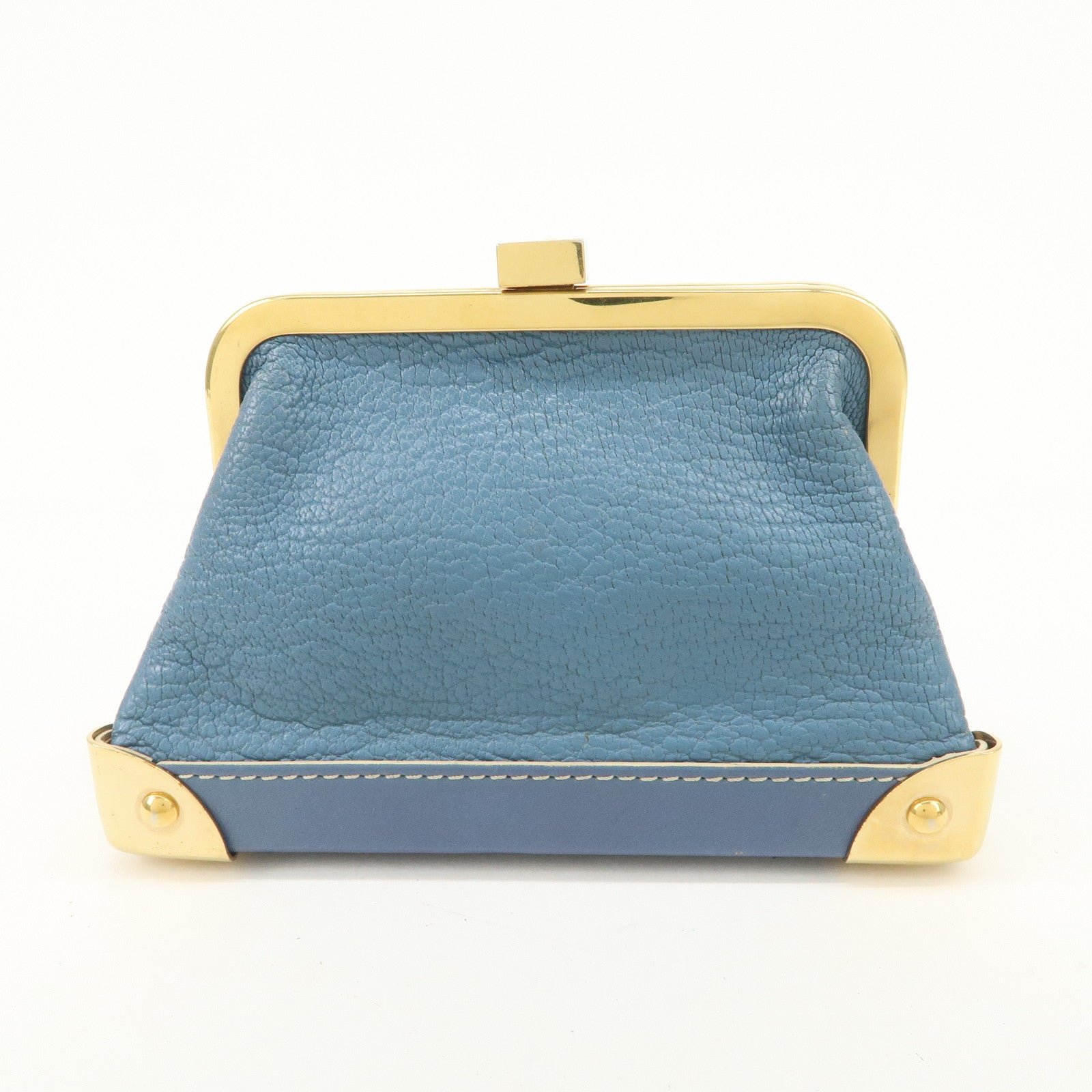 Louis Vuitton Suhari Porte Monnaie Viennois Coin Case Blue M91833
