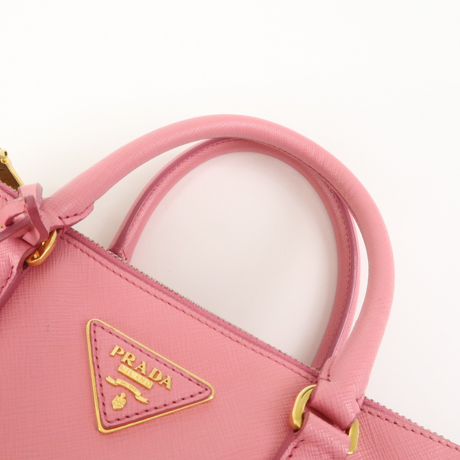 PRADA Galleria Saffiano Leather 2 Way Bag Hand Shoulder Bag 1BA896