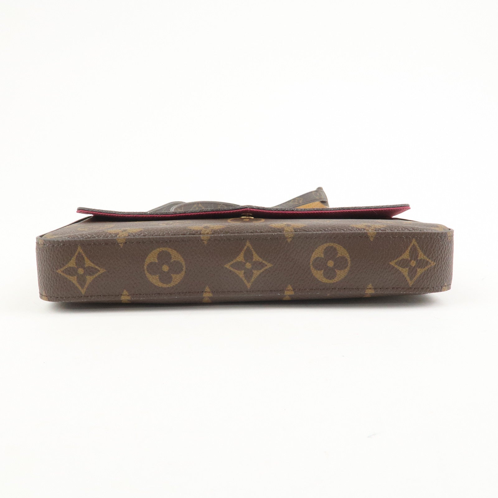 Louis Vuitton Monogram Pochette Felicie Shoulder Bag Brown M61276