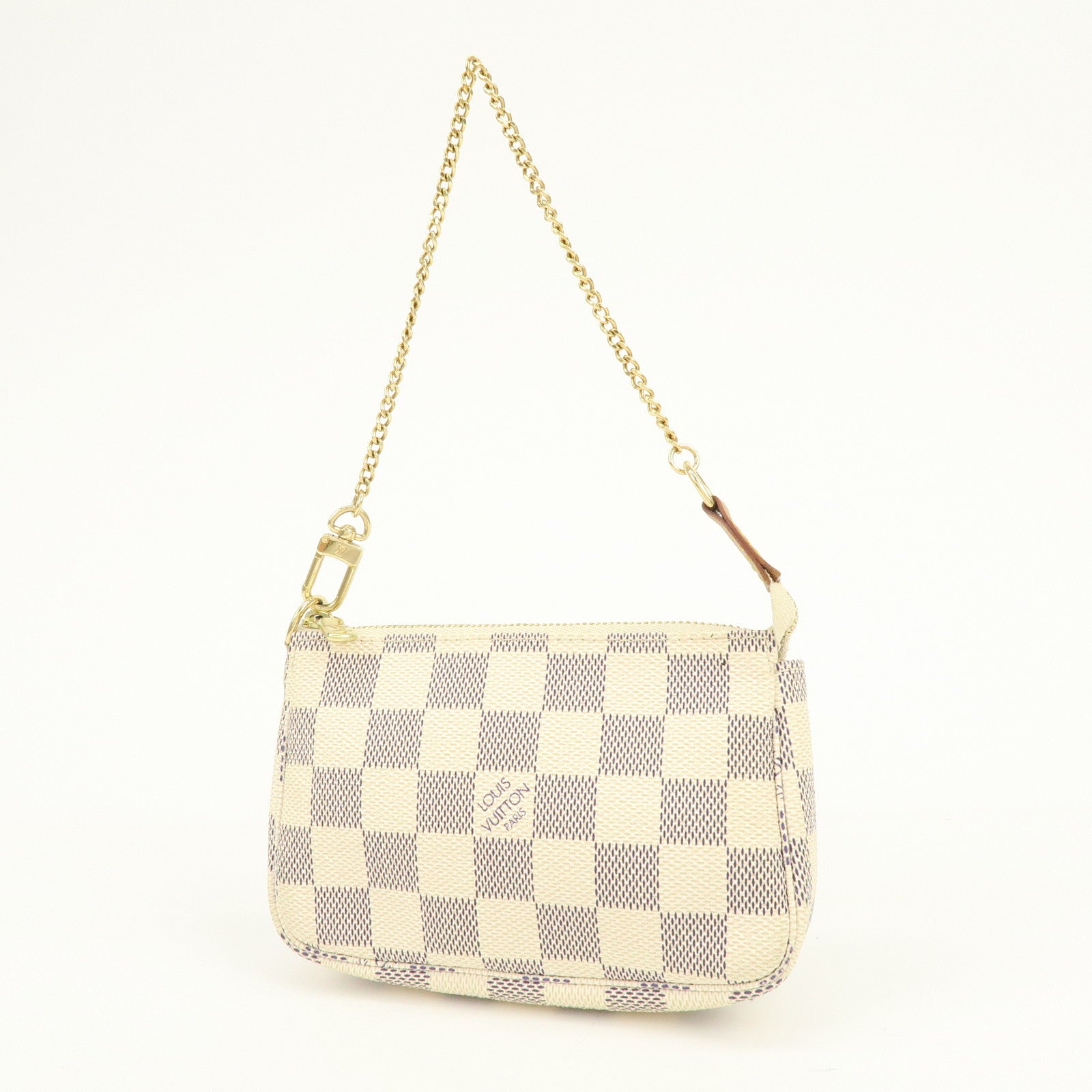 Louis Vuitton Damier Azur Mini Pochette Accesoire Pouch N58010