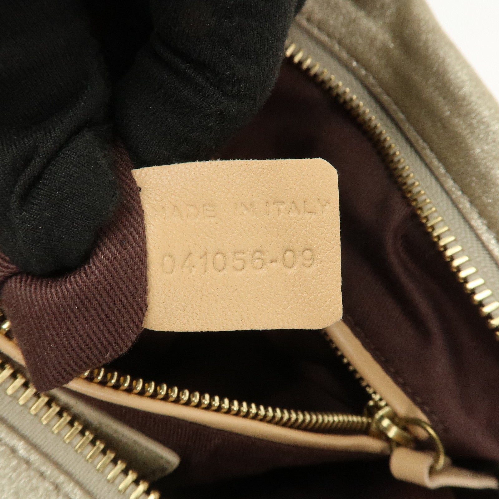 Chloe Paraty Leather 2Way Bag Hand Bag Shoulder Bag Gold 041056-09