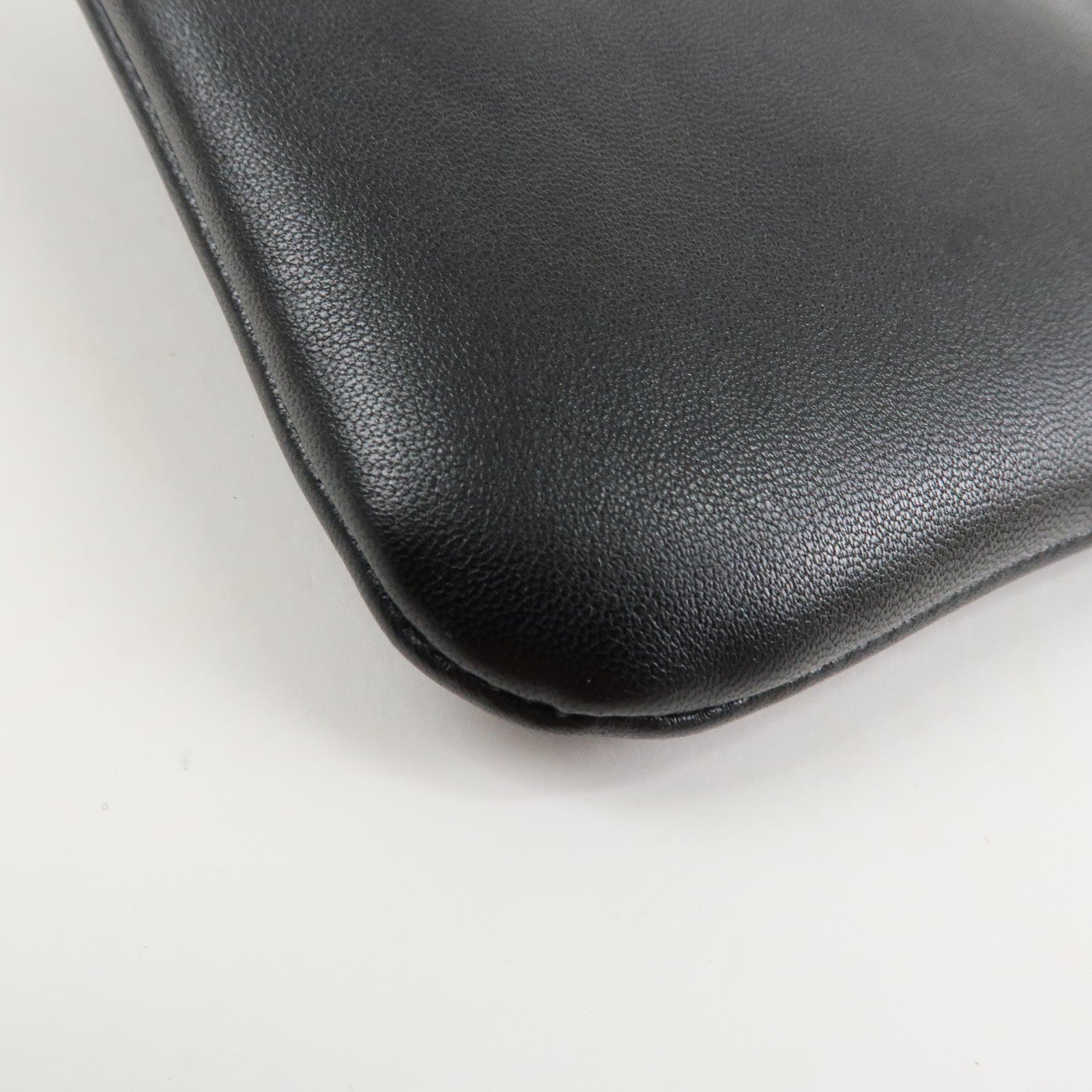 JIL SANDER Leather 2Way Shoulder Hand Bag Black J08WG0009P Used