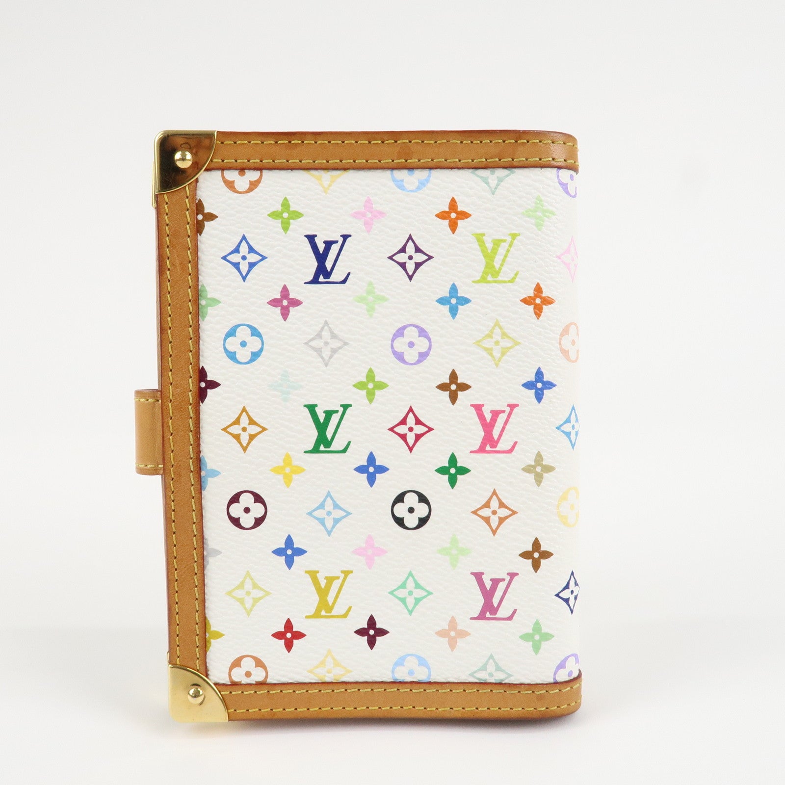 Louis Vuitton Monogram Multi Color Agenda PM Planner Cover R20896 Used