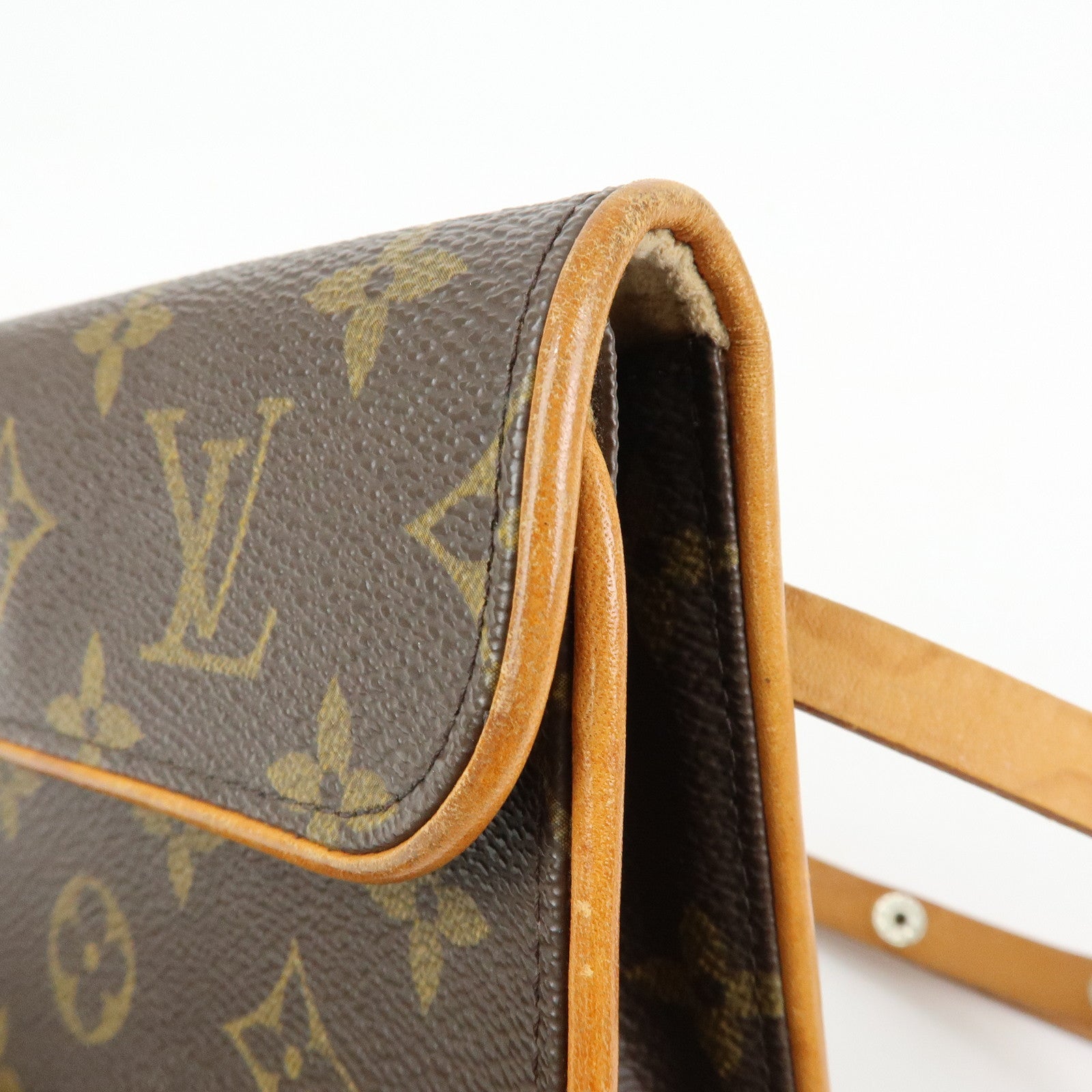 Louis Vuitton Monogram Pochette Florentine Waist Bag Belt L M51855