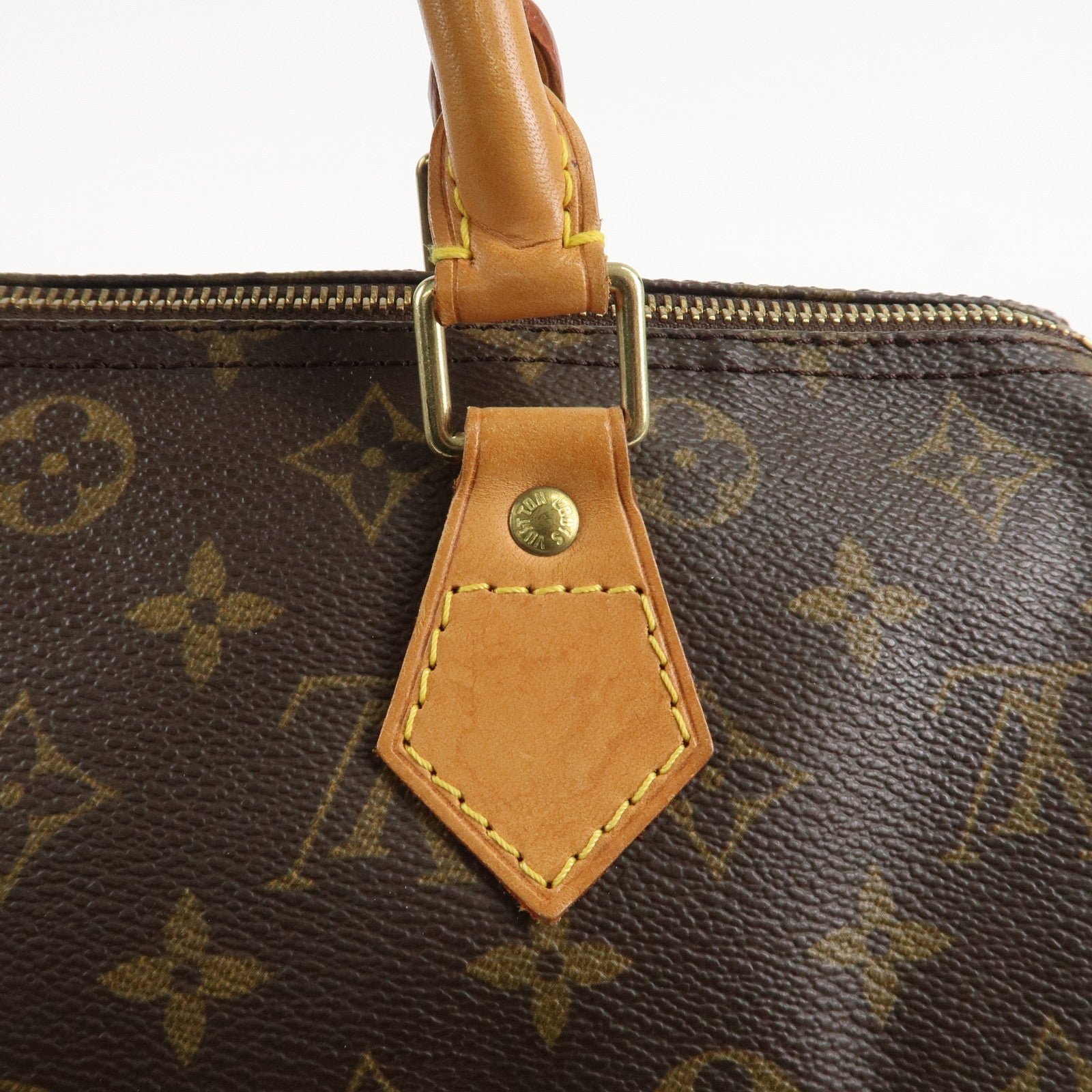 Louis Vuitton Monogram Speedy 30 Hand Bag Boston Bag M41526 Used