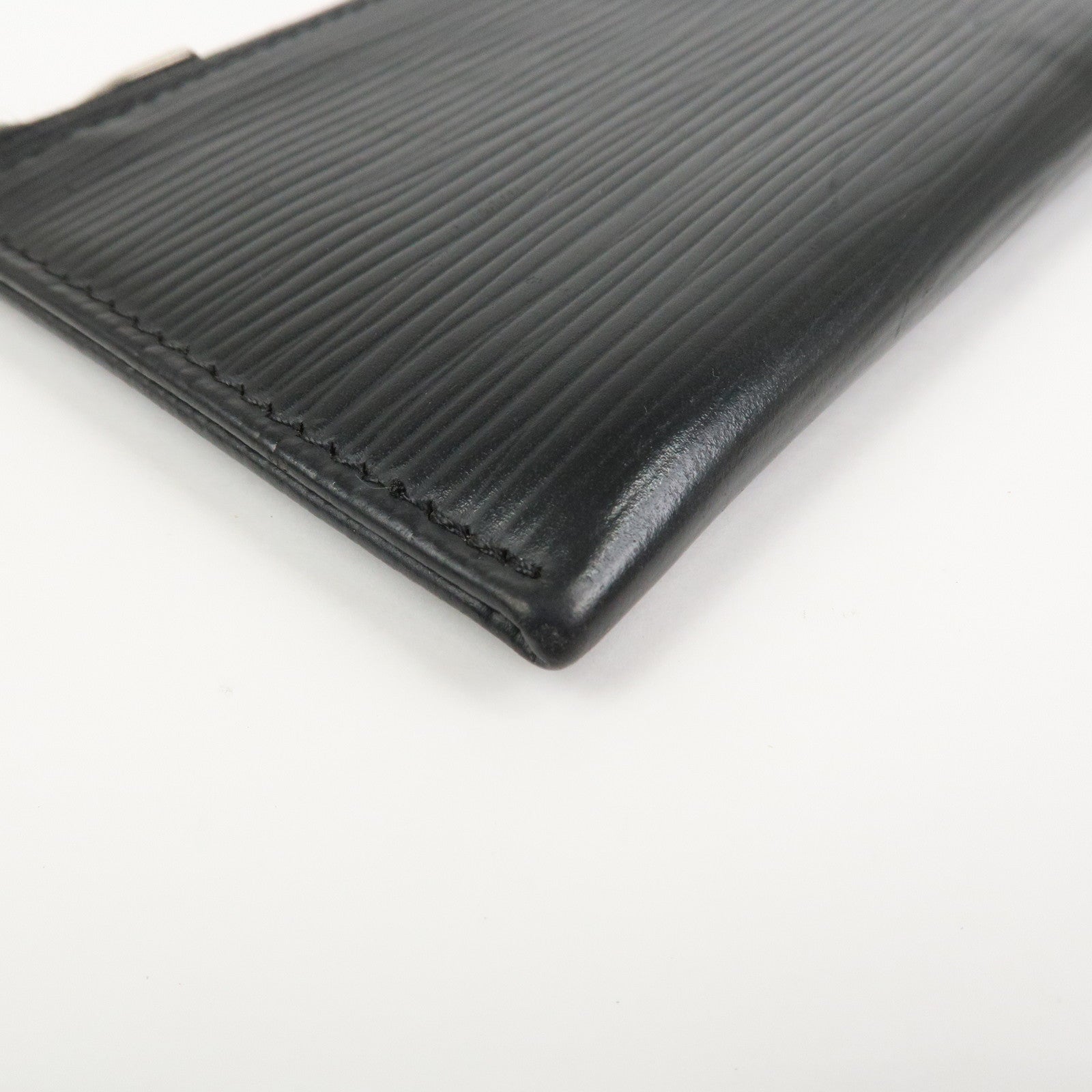Louis Vuitton Epi Coin Case Coin Wallet Black