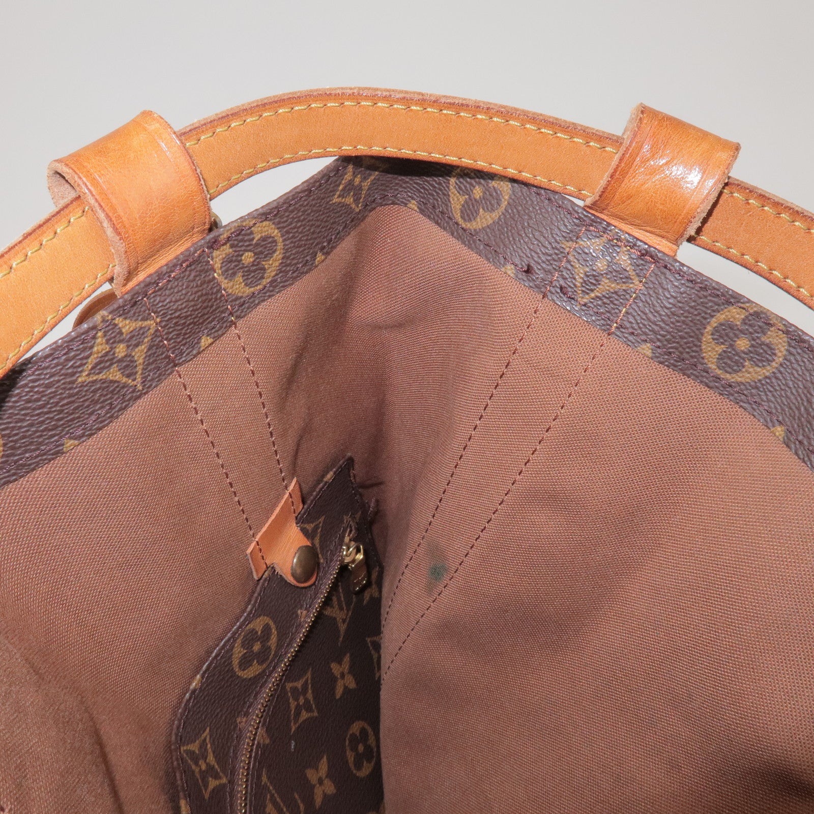 Louis Vuitton Monogram Randonnee GM Shoulder Bag Brown M42244