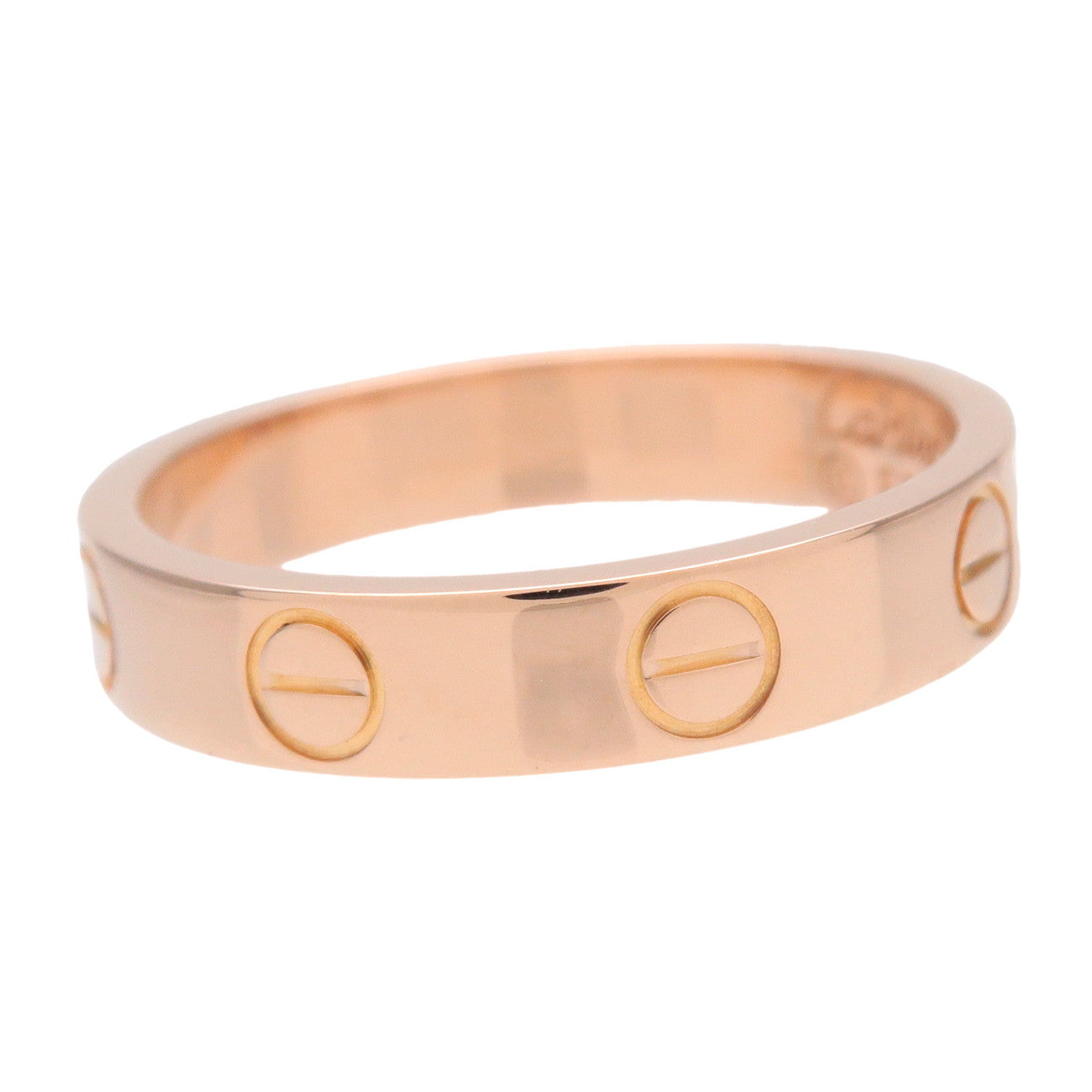 Cartier Mini Love Ring K18PG 750 Rose Gold #50 US5.5 EU50 HK11.5
