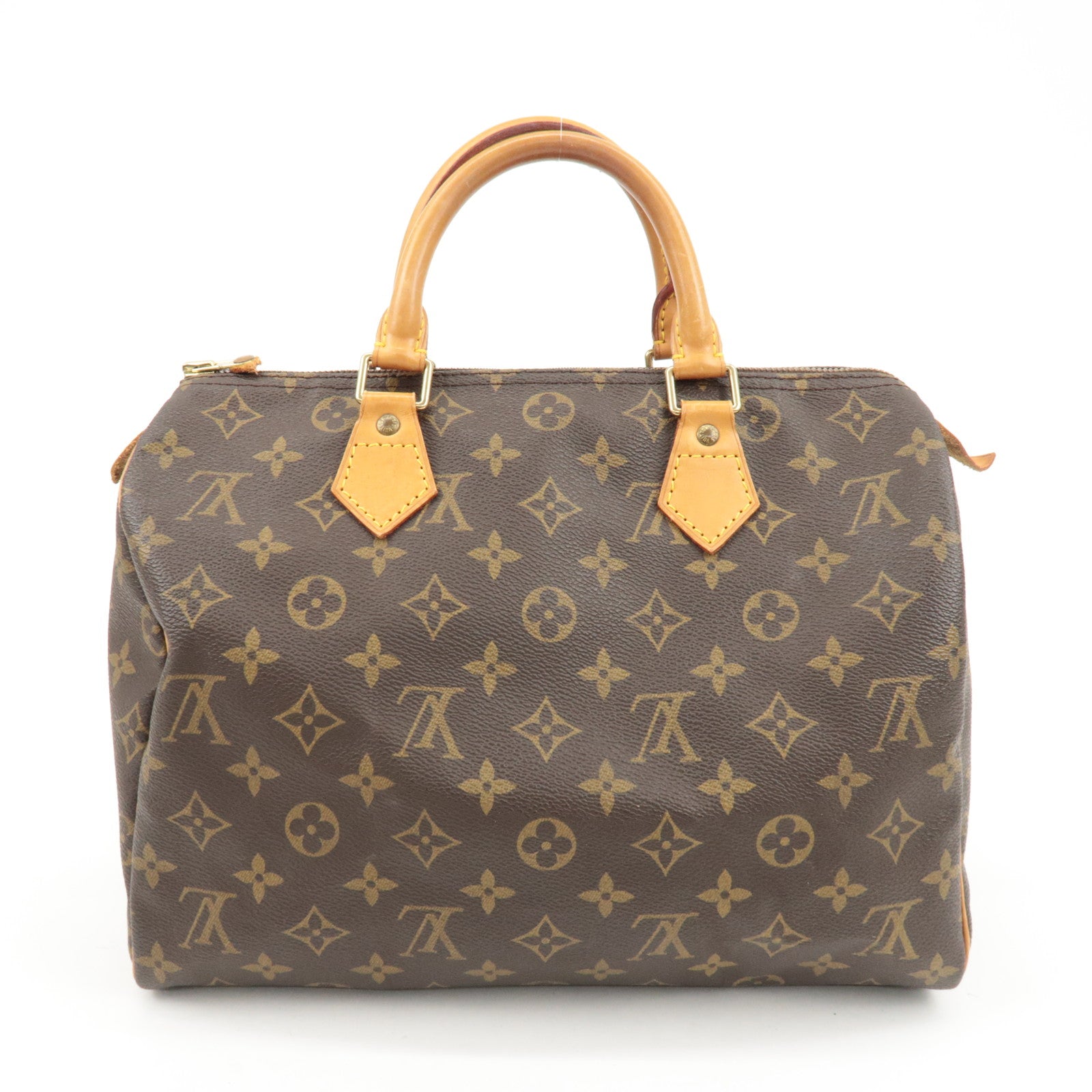 Louis Vuitton Monogram Speedy 30 Hand Bag Boston Bag M41526 Used