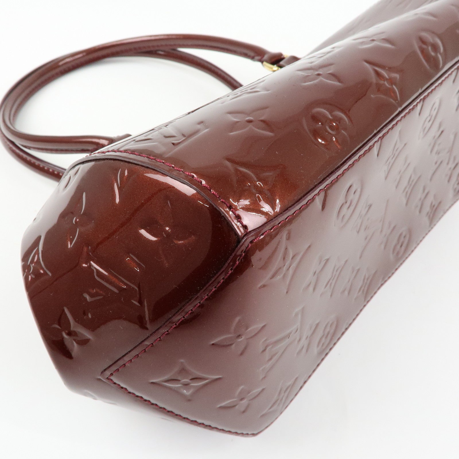 Louis Vuitton Monogram Vernis Sherwood PM Boston Hand Bag M91492