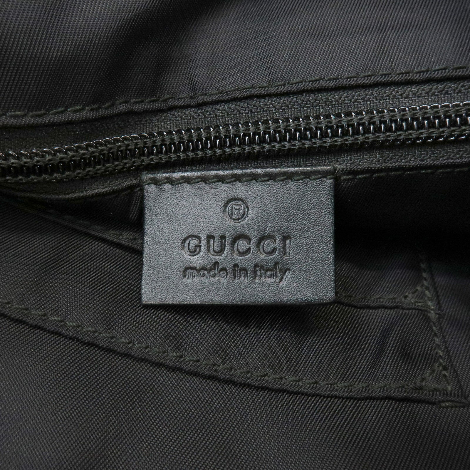 GUCCI GG Supreme PVC Leather Shoulder Crossbody Bag Black 387514