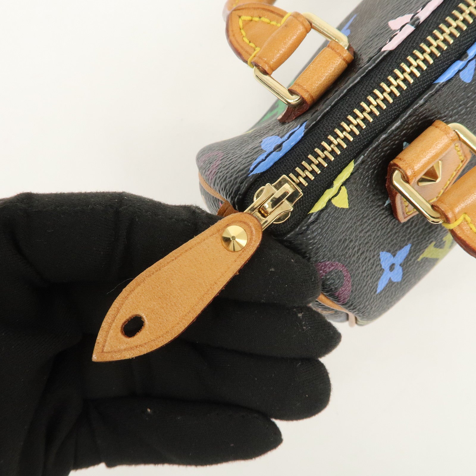 Louis Vuitton Monogram Multicolor Mini Speedy Mini Bag Noir M92644