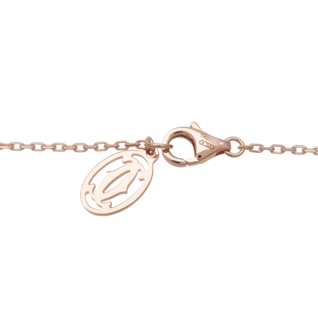 Cartier Diamants Legers Necklace SM Diamond D'amour 0.09ct 750PG