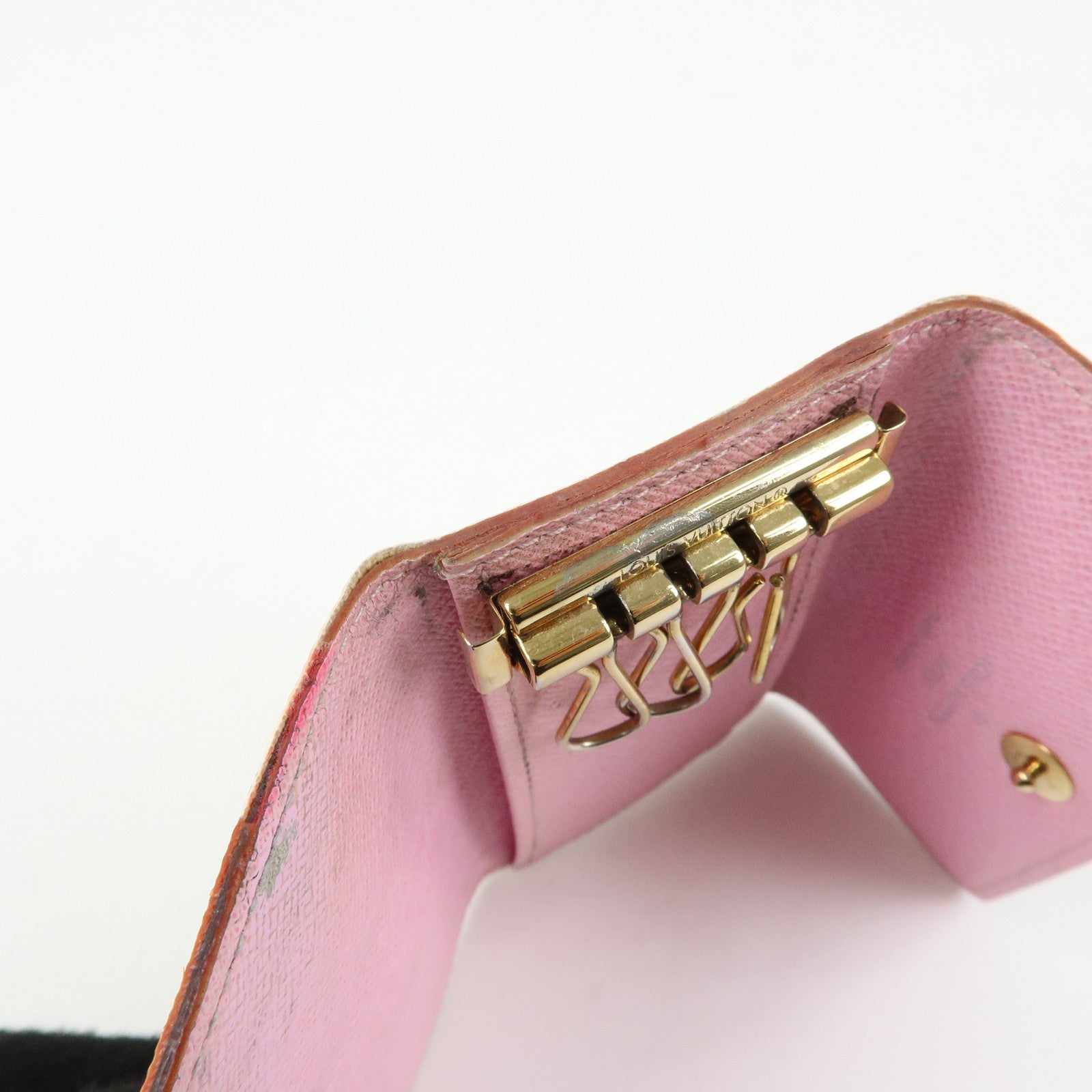 Louis Vuitton Monogram Multicolor Multicles 4 Key Case Blanc M93731