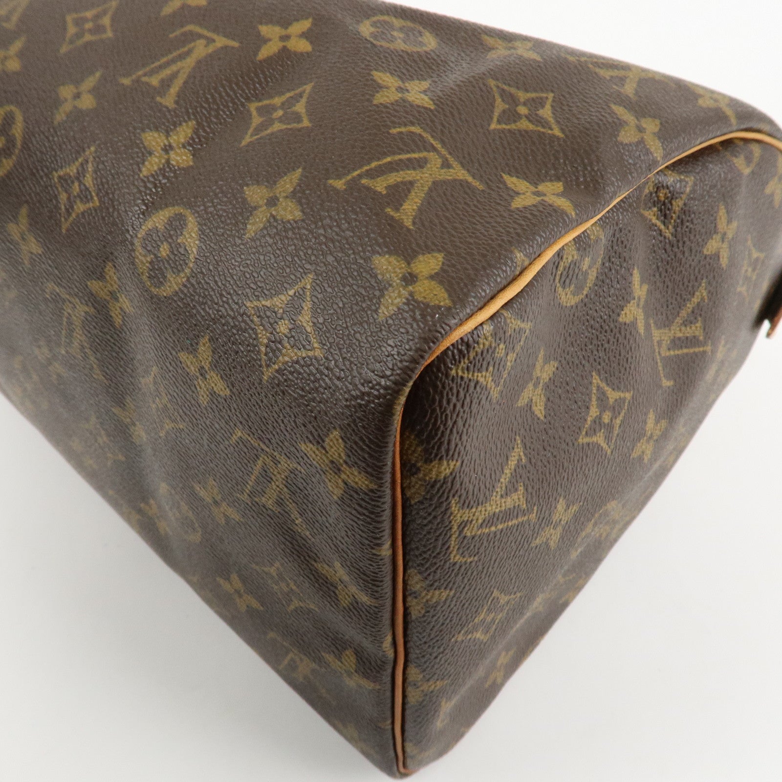 Louis Vuitton Monogram Speedy 30 Hand Bag Boston Bag M41526 Used