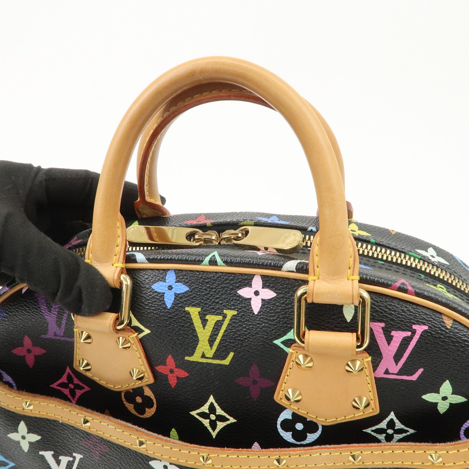 Louis Vuitton Monogram Multicolor Trouville Hand Bag M92662