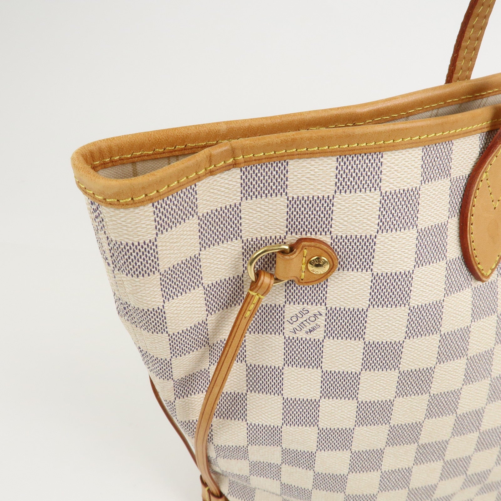 Louis Vuitton Damier Azur Neverfull MM Tote Bag Shoulder Bag N51107