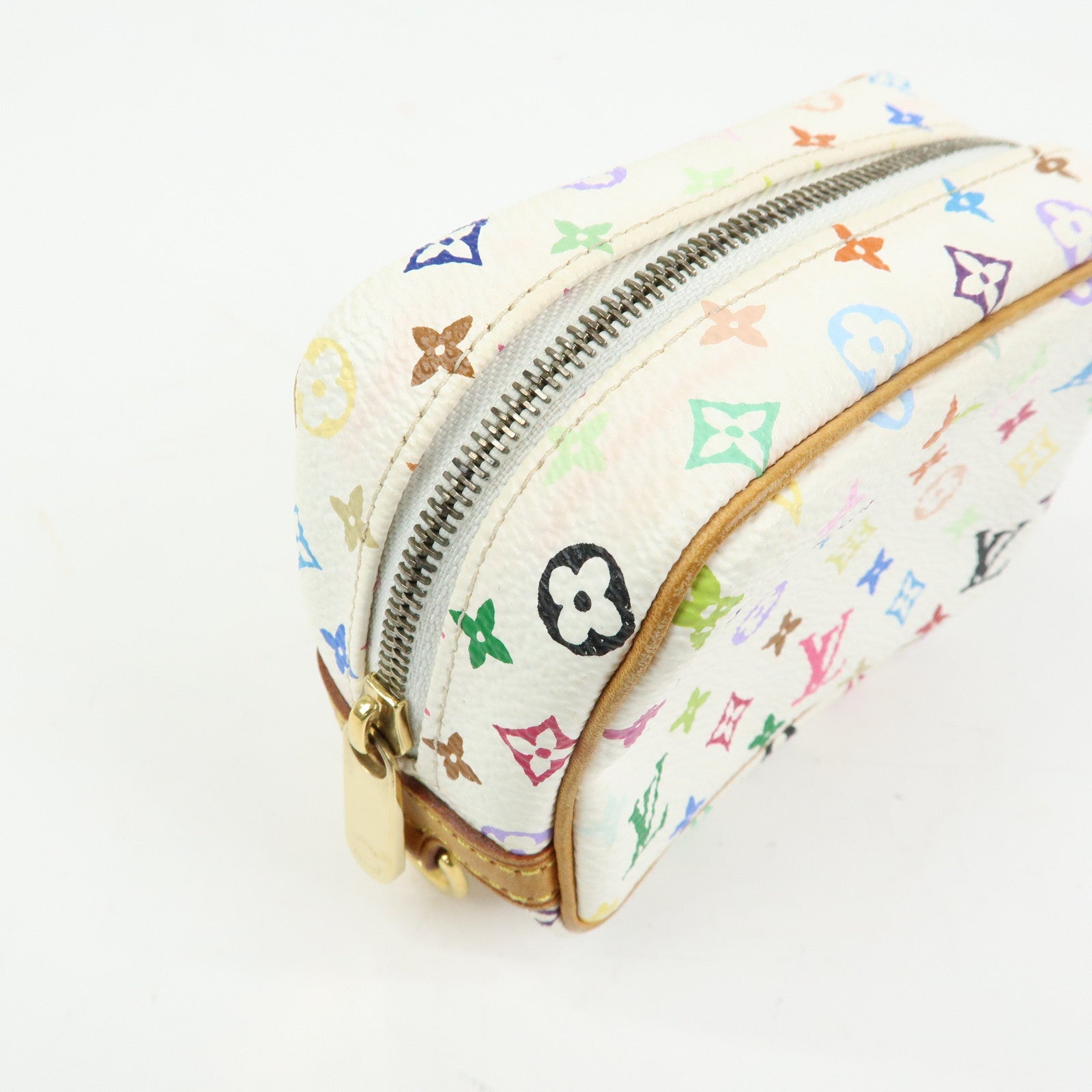 Louis Vuitton Monogram Multicolor Trousse Wapity Pouch Blanc M58033