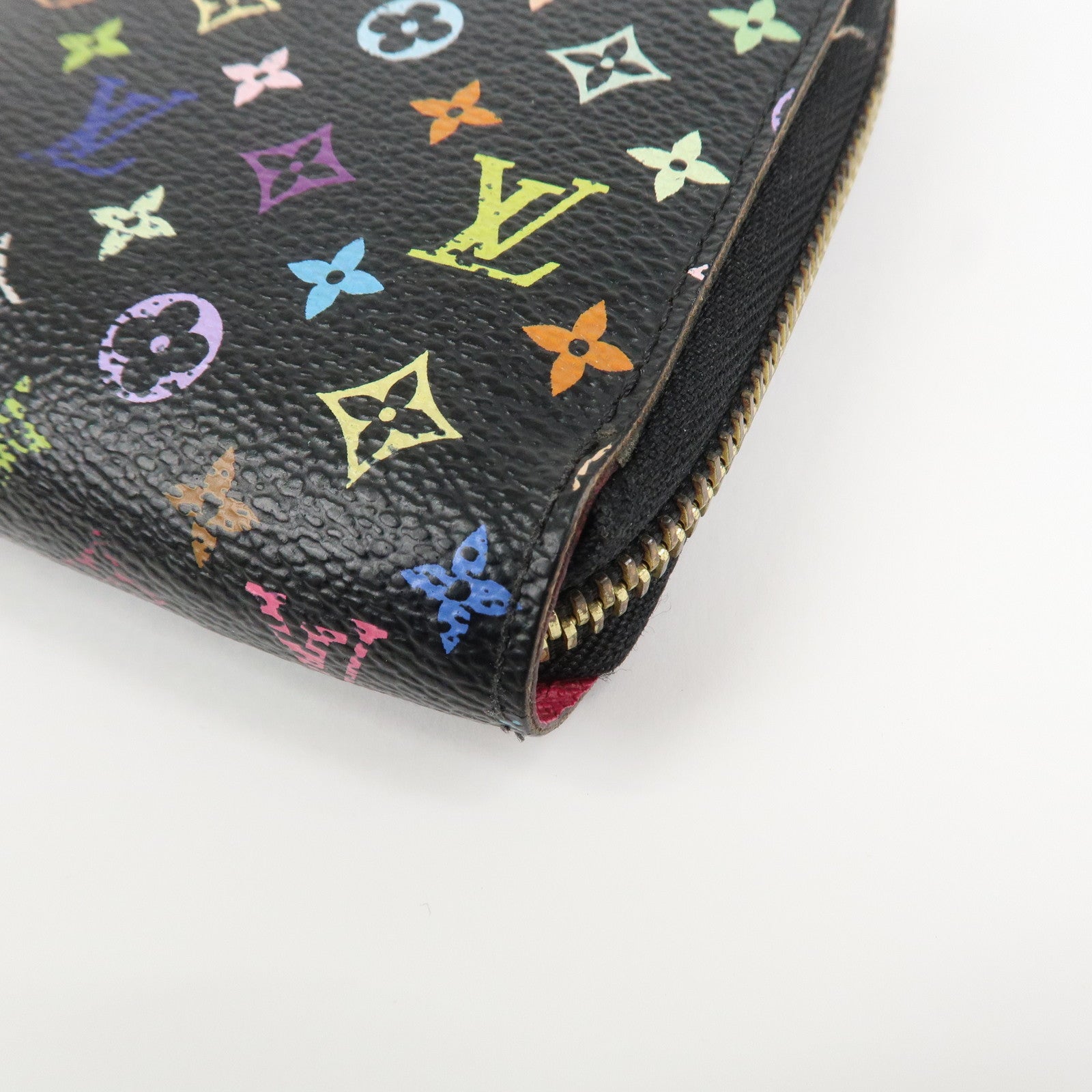 Louis Vuitton Monogram Multicolor Zippy Wallet Long Wallet Noir M60243