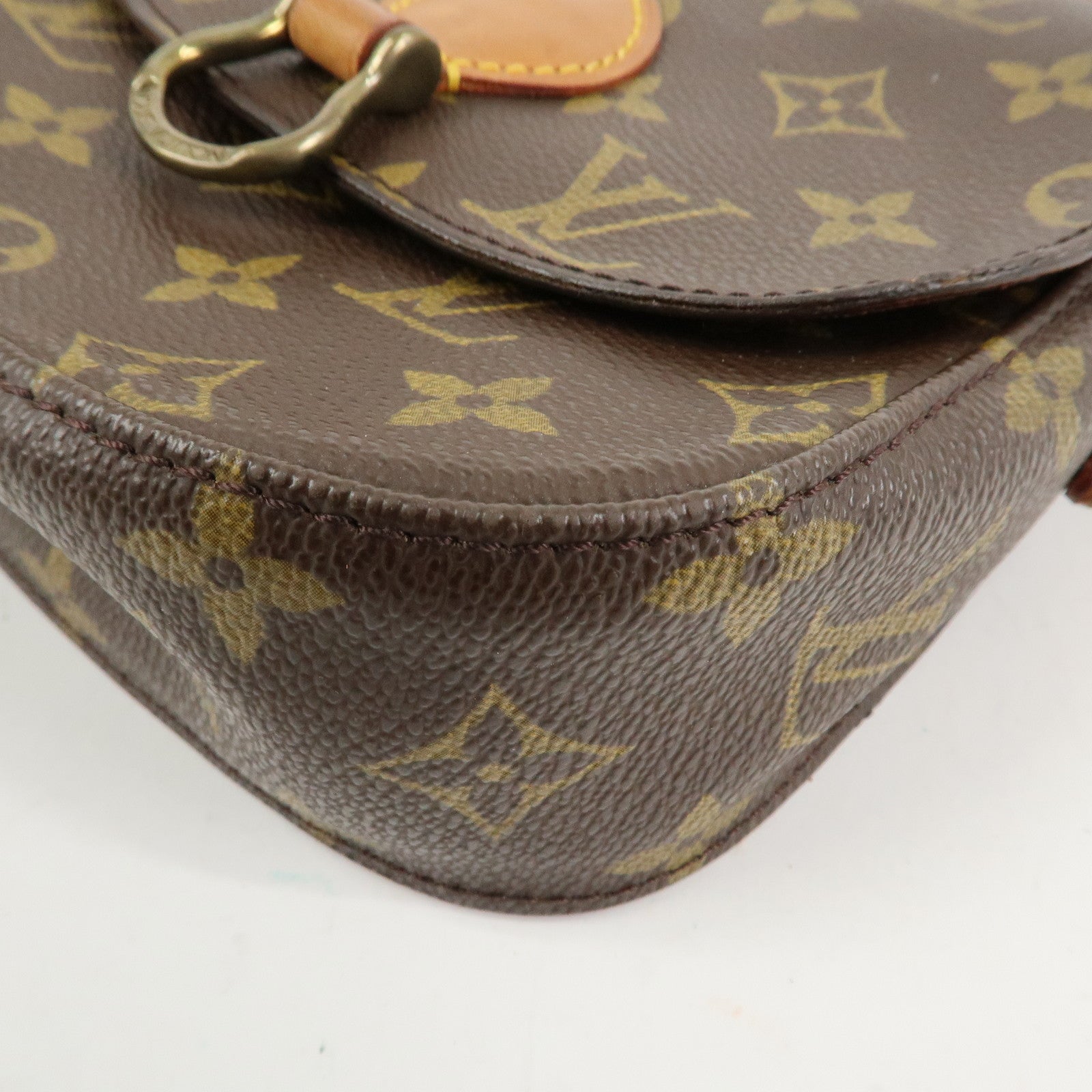 Louis Vuitton Monogram Saint Cloud MM Shoulder Bag Brown M51243