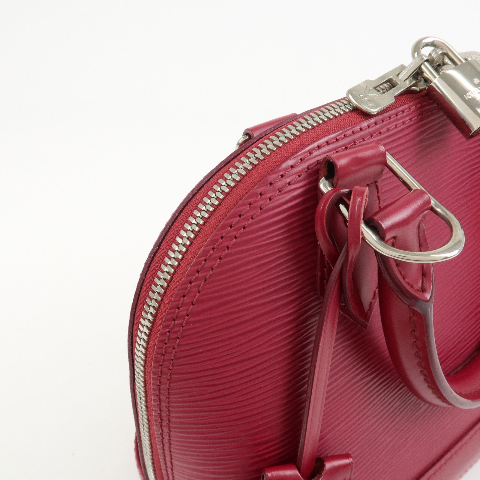 Louis Vuitton Epi Alma BB Hand Bag Shoulder Bag Fuchsia M40851