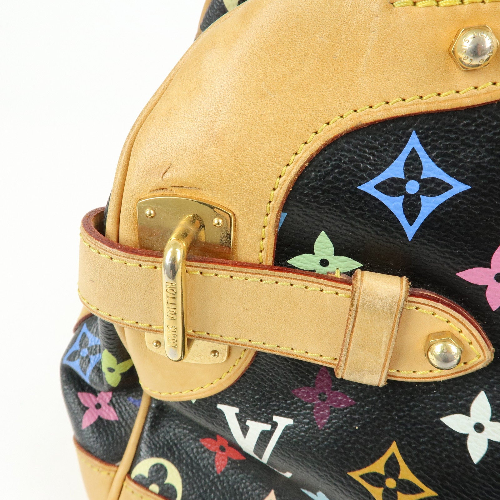 Louis Vuitton Monogram Multicolor Claudia Hand Bag Noir M40194