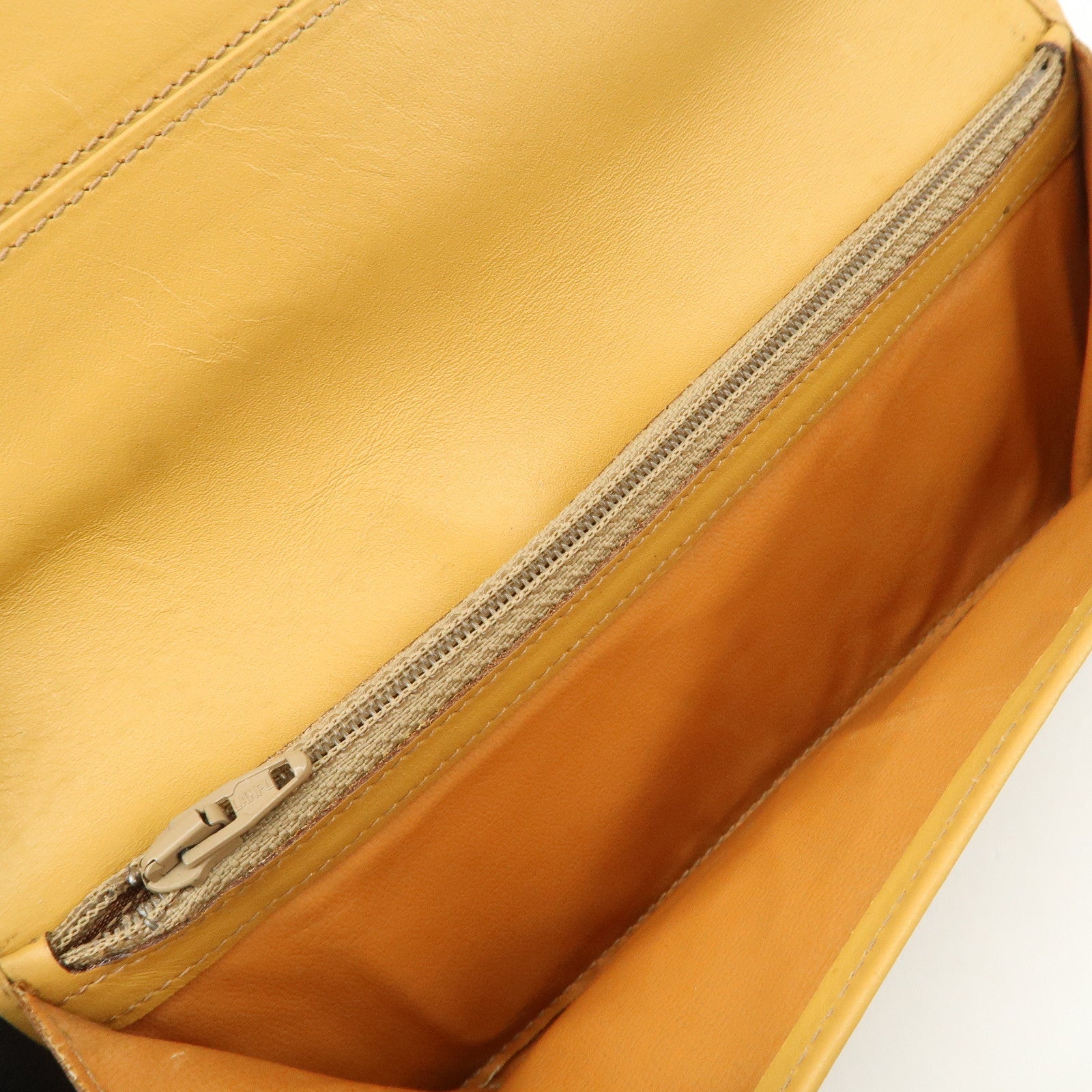 CELINE Macadam PVC Leather Long Wallet Brown