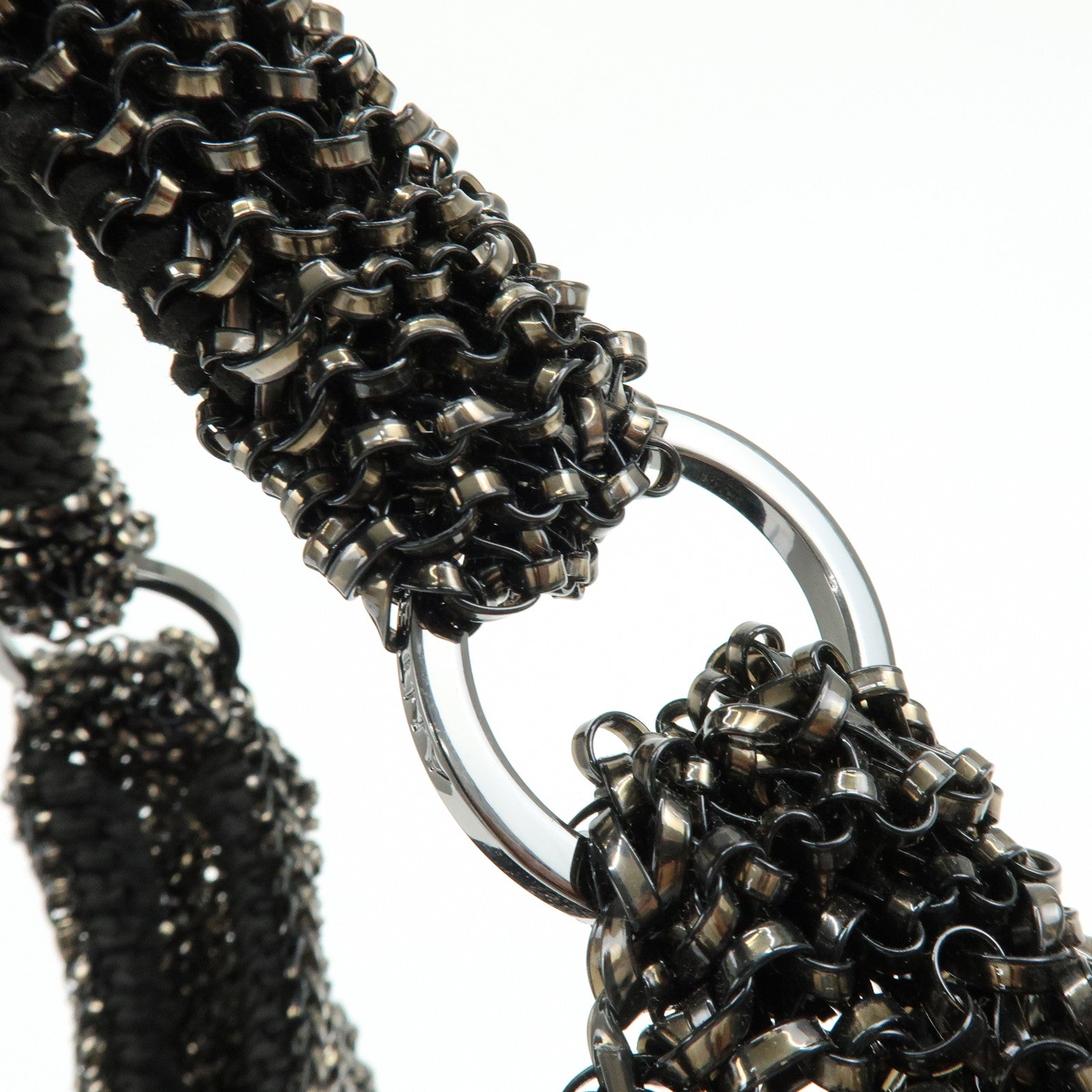 ANTEPRIMA Wire Bag PVC Shoulder Bag Hand Bag Black