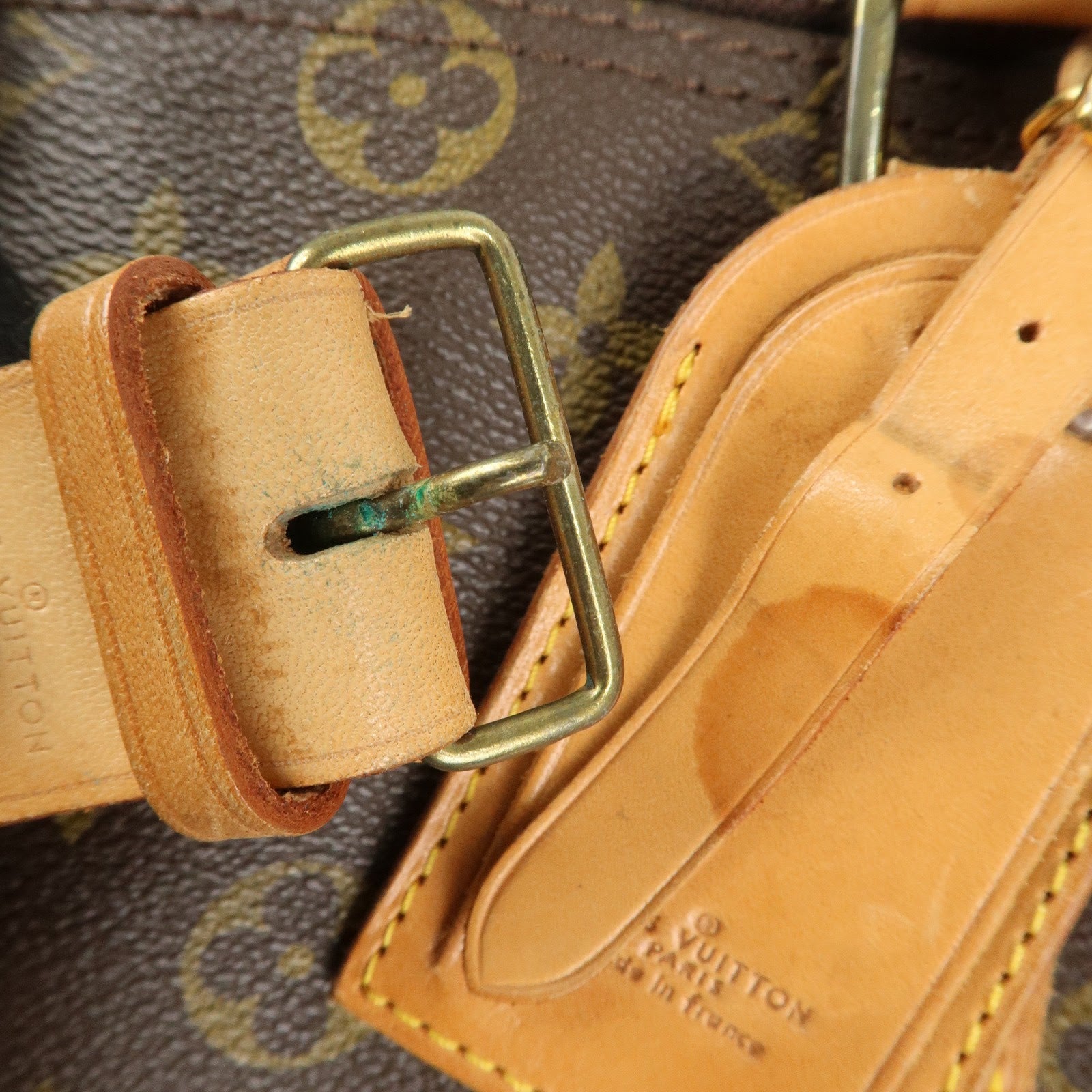 Louis Vuitton Monogram Keep All 45 Boston Bag Brown M41428