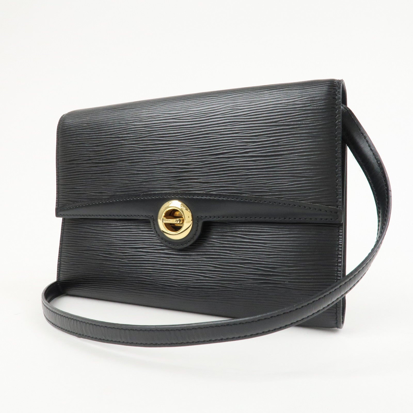 Louis Vuitton Epi Leather Arche Shoulder Crossbody Bag Noir M52572