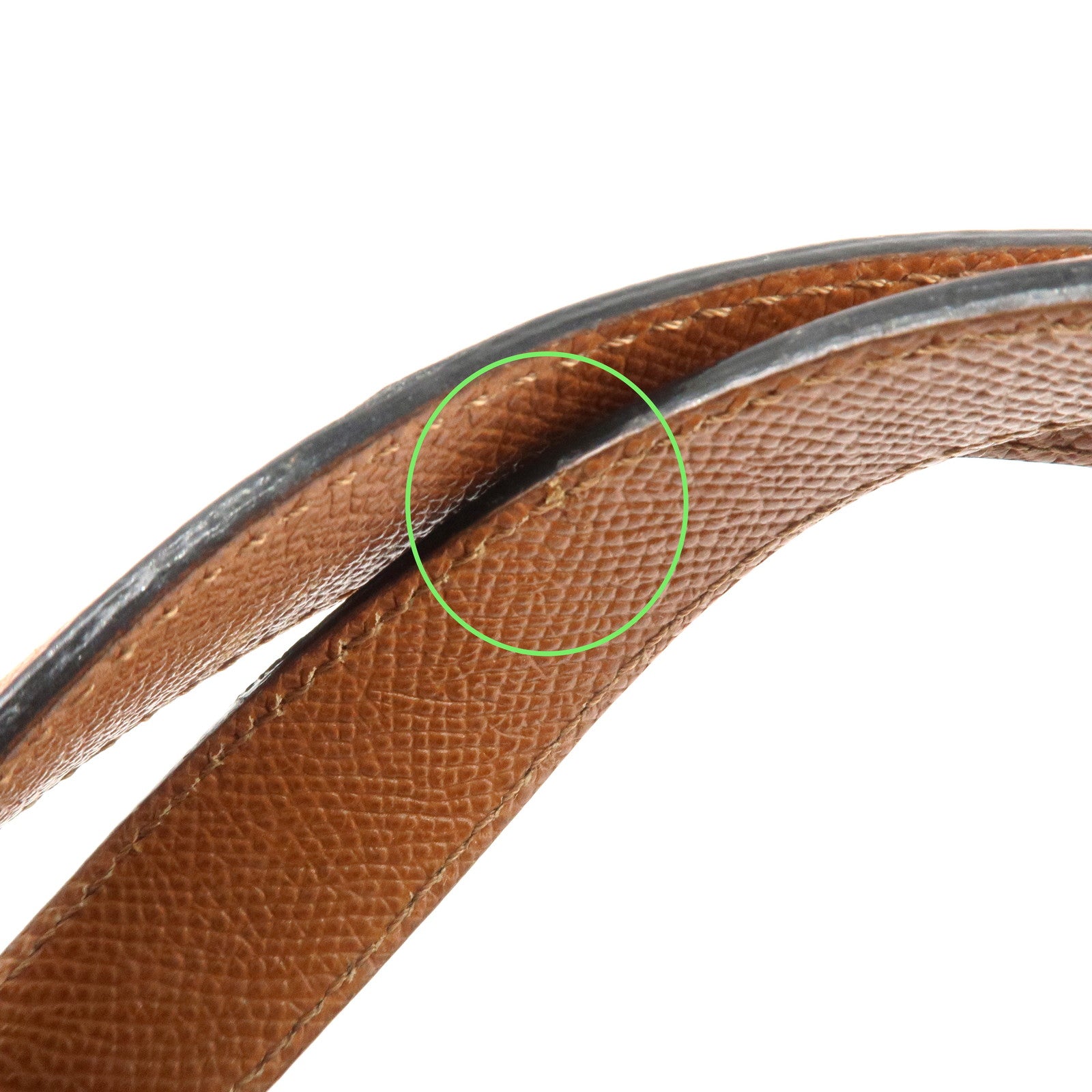 BVLGARI Bvlgari Bvlgari  Leather 2Way Bag Hand Bag Brown Gold Hardware Used