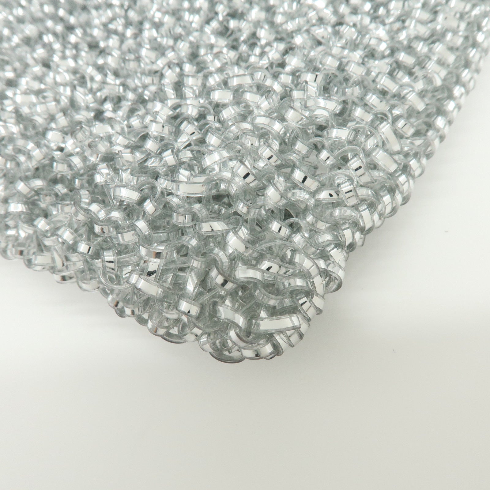 ANTEPRIMA PVC 2Way Bag Hand Bag Shoulder Bag Silver