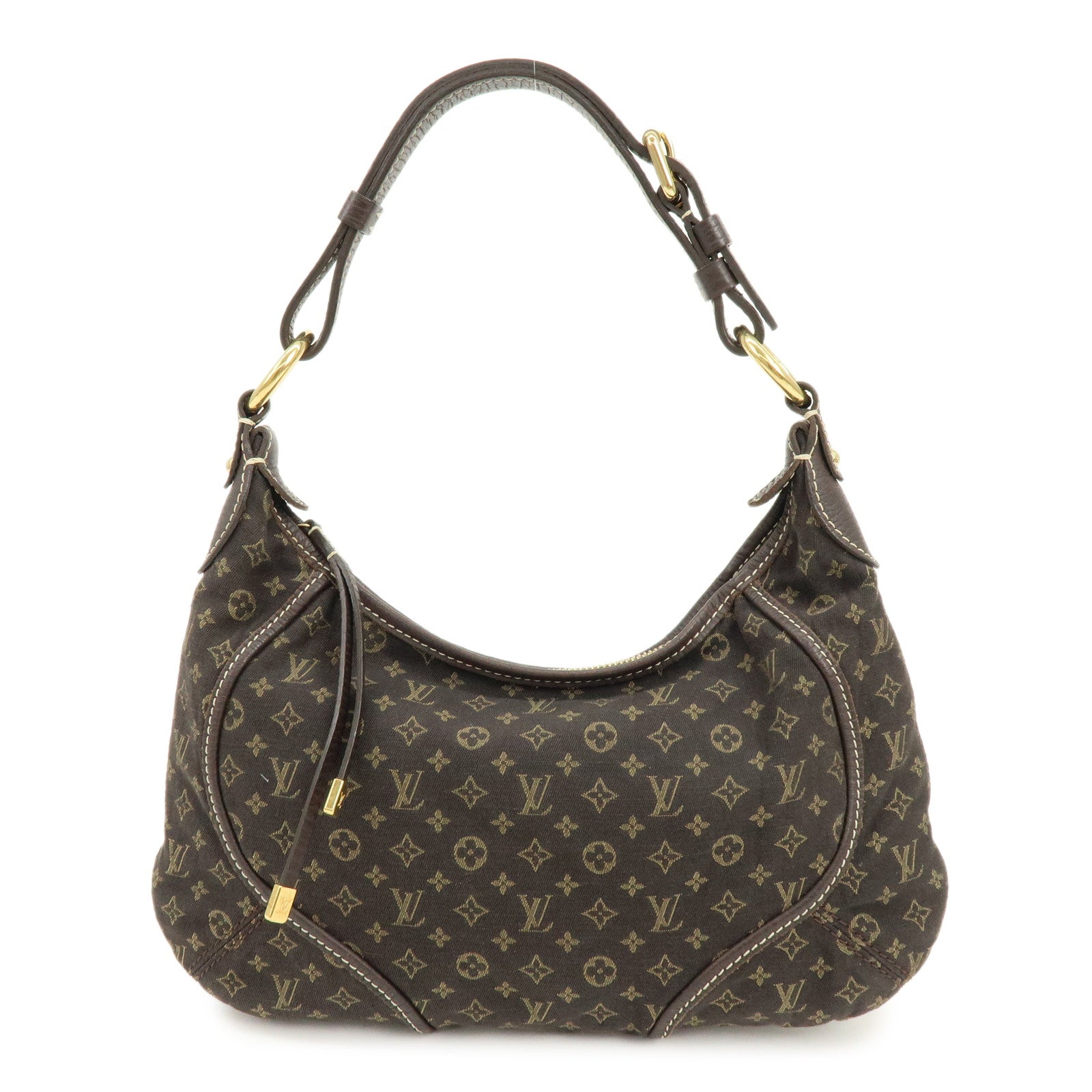 Louis Vuitton Monogram Mini Lin Manon PM Shoulder Bag Ebene M95621