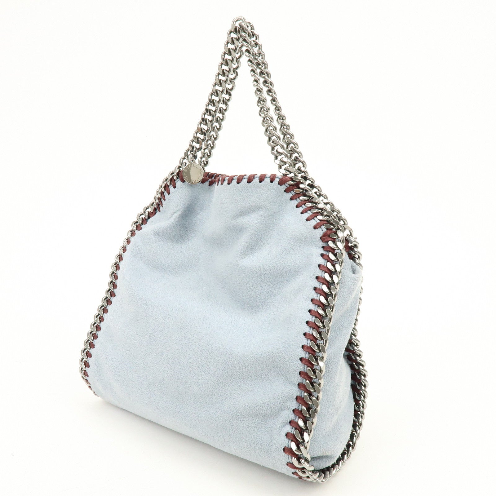 STELLA MCCARTNEY Falabella Tiny Faux Leather 2Way Bag Blue 371223