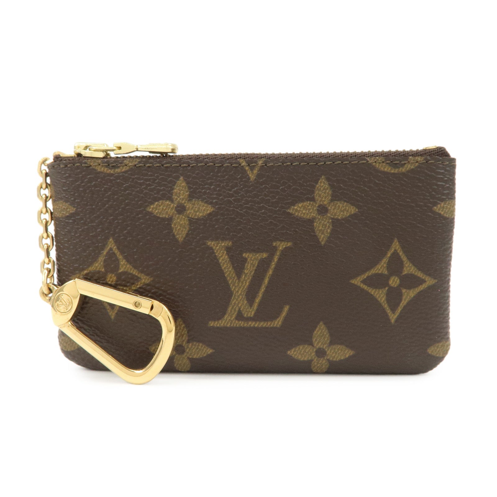 Louis Vuitton Monogram Pochette Cles Coin Case Key Case M62650