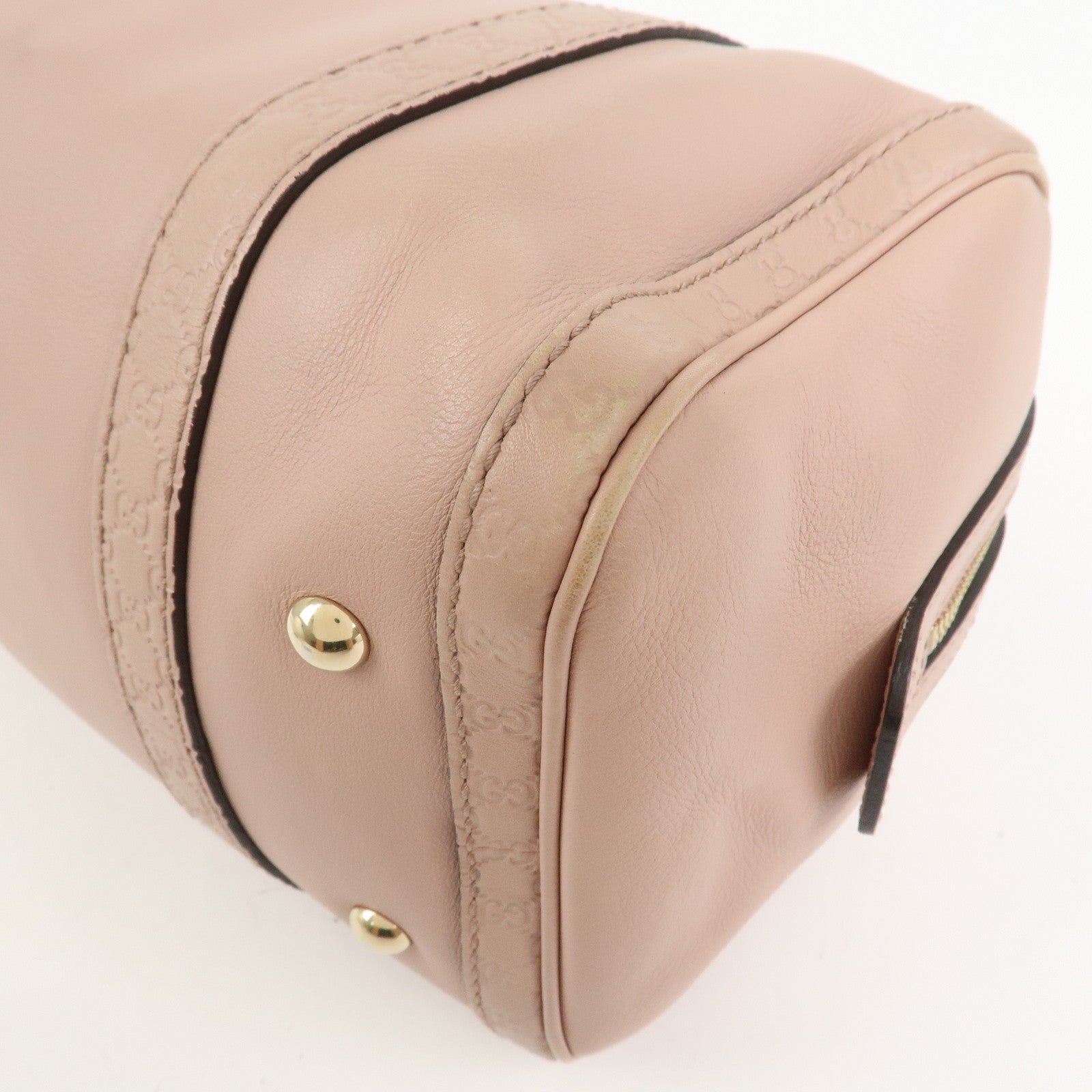 GUCCI Micro Guccissima 2Way Bag Boston Bag Pink 269876