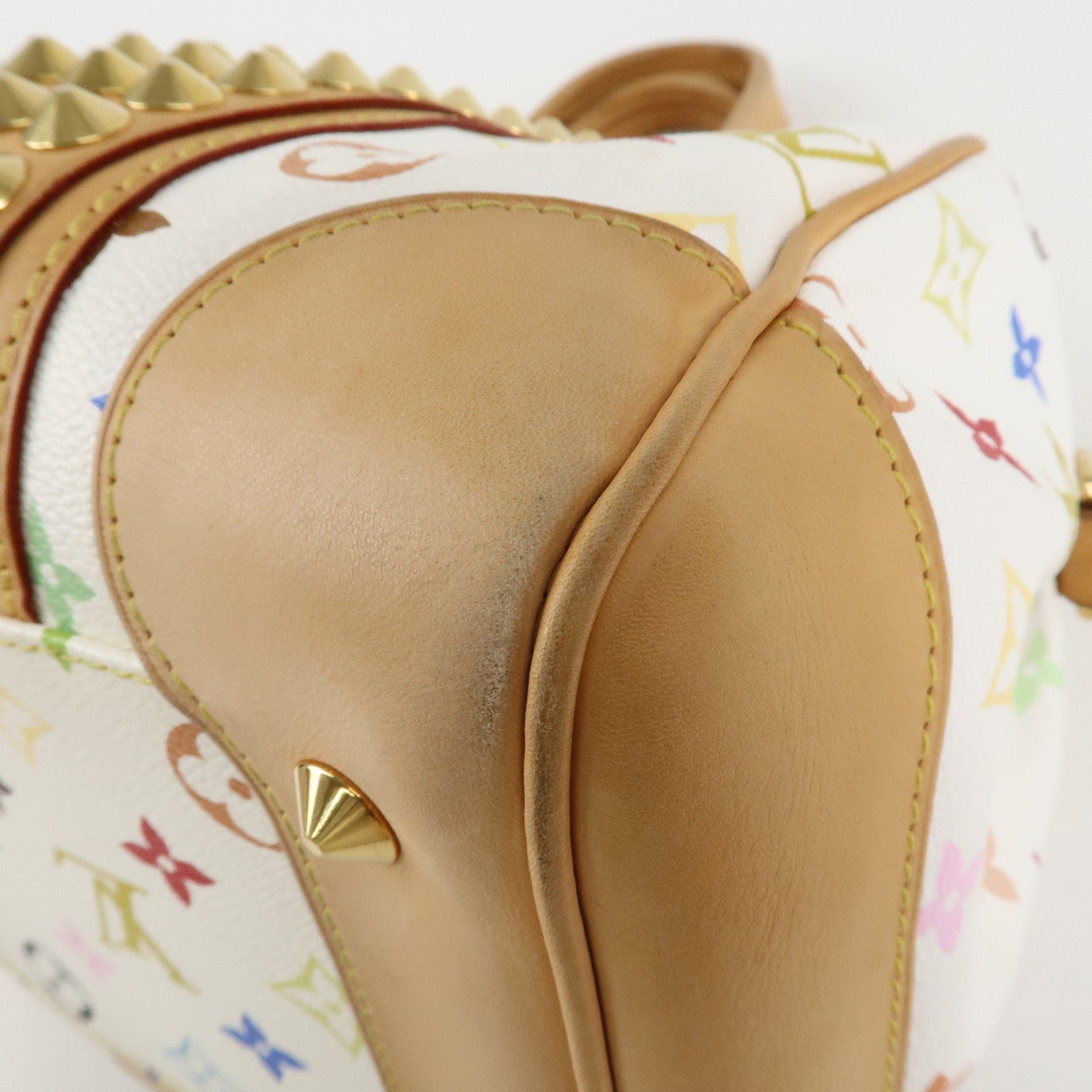 Louis Vuitton Monogram Multicolor Courtney MM 2Way Bag Blanc M45641 Used